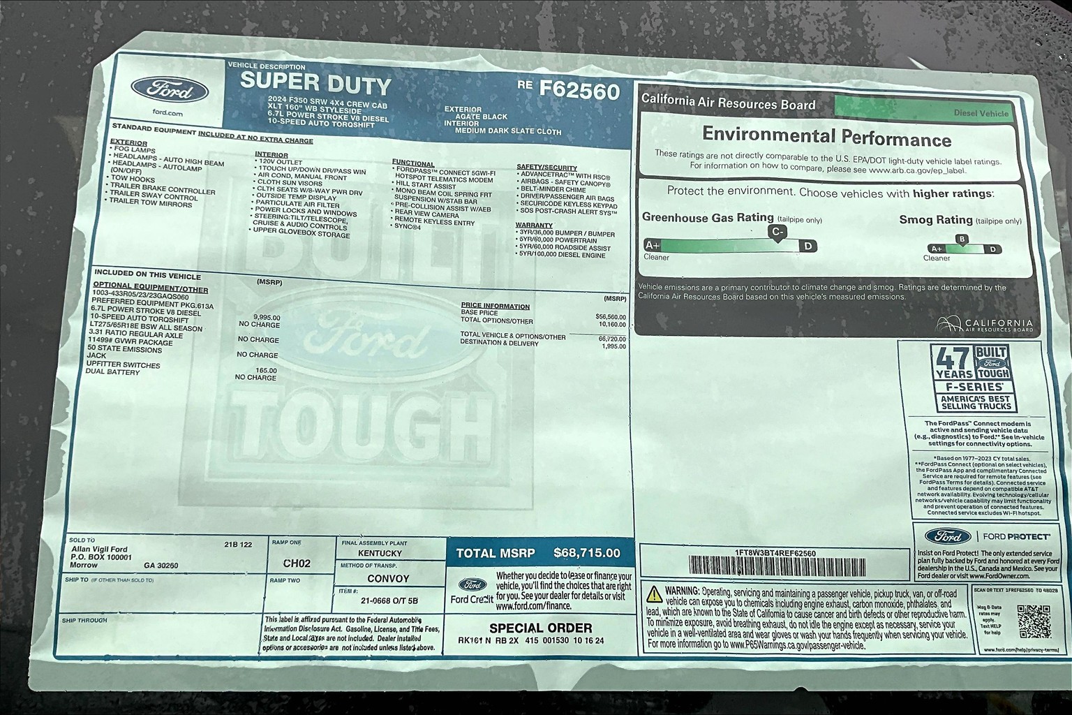 2024 Ford F-350SD XLT in Morrow, GA Atlanta Ford F-350SD Allan