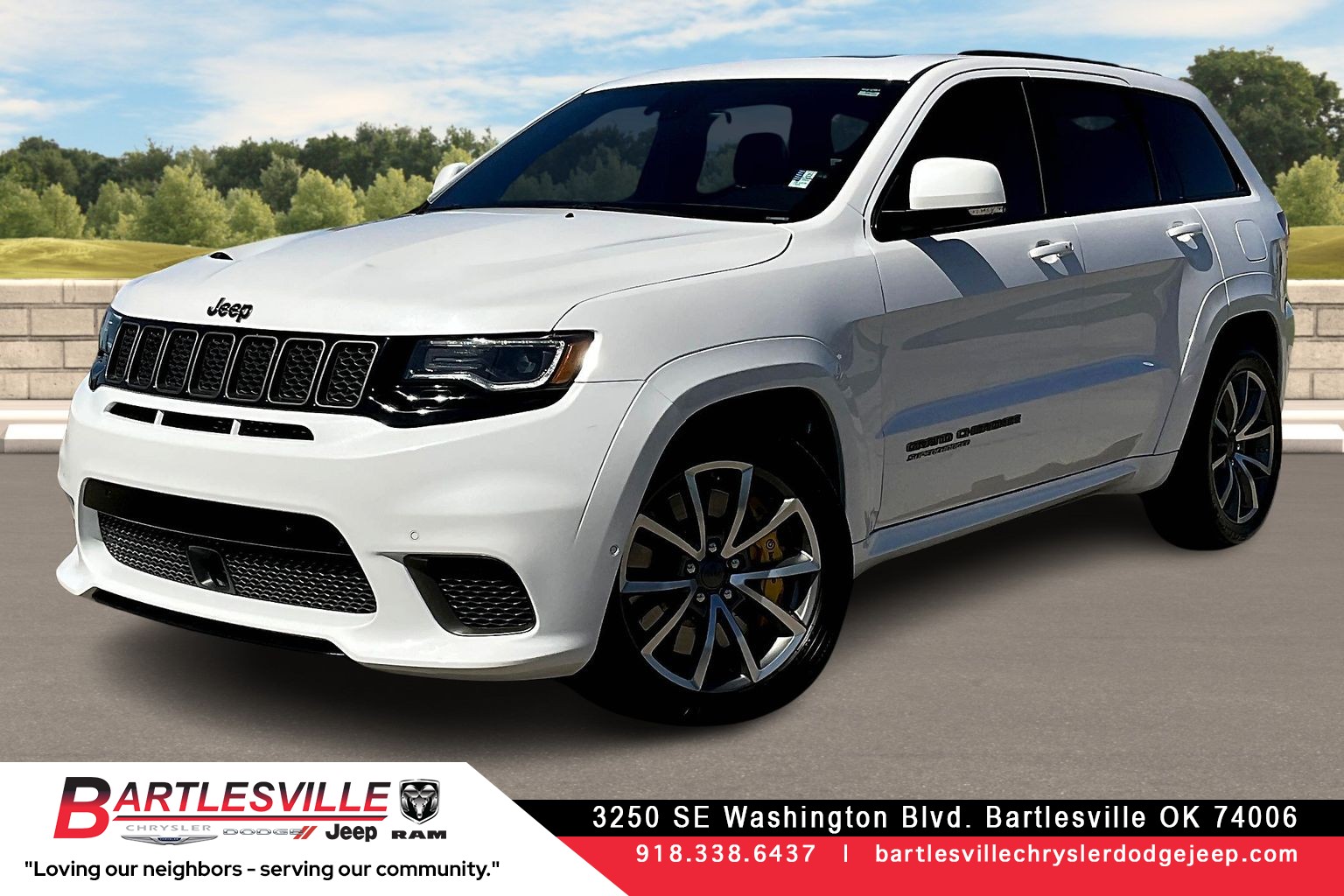 Used One-Owner 2018 Jeep Grand Cherokee Trackhawk near Talala, OK -  Bartlesville Chrysler Dodge Jeep