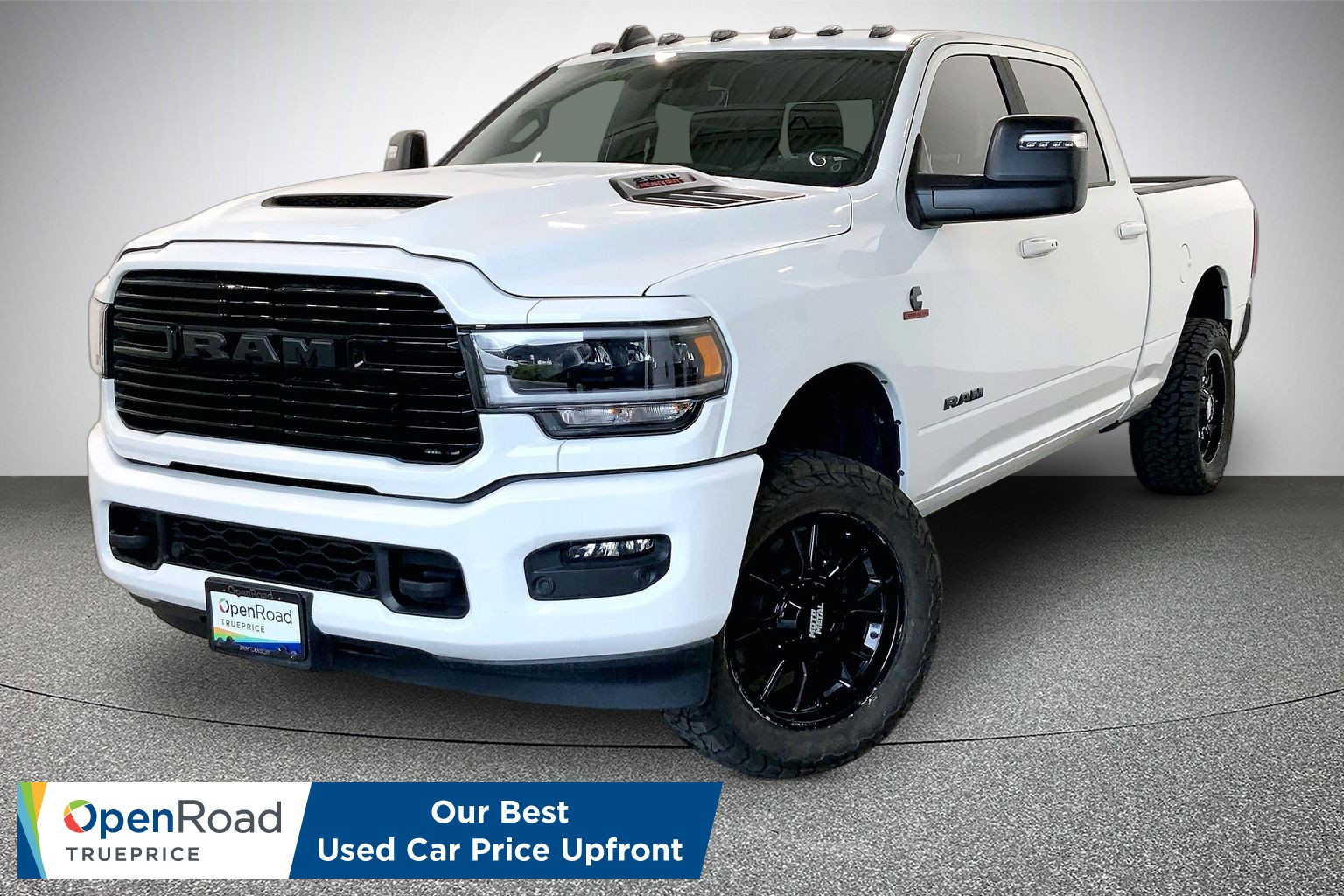 White 2024 RAM 3500 Pickup Truck Four-Wheel Drive Automatic