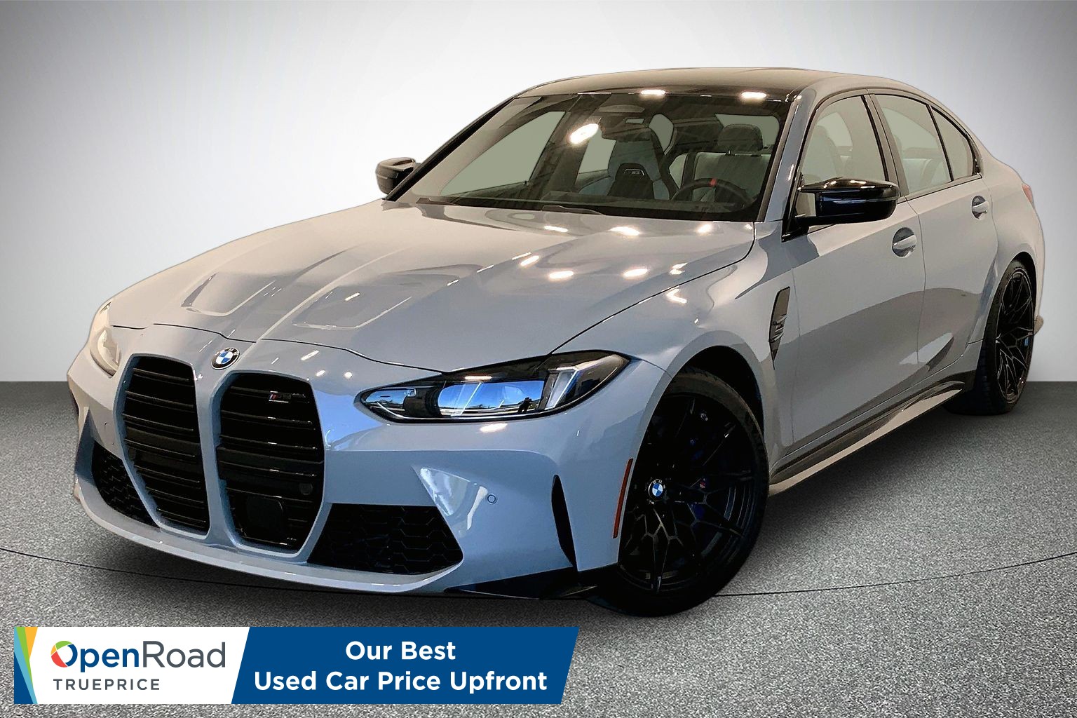 Gray (Brooklyn Grey Metallic) 2025 BMW M3 Sedan All-Wheel Drive Automatic