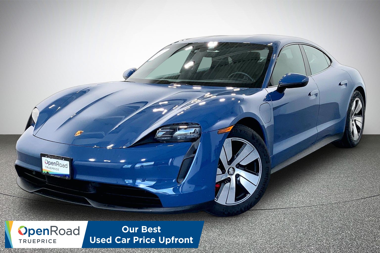 Blue 2022 Porsche Taycan Sedan All-Wheel Drive Automatic