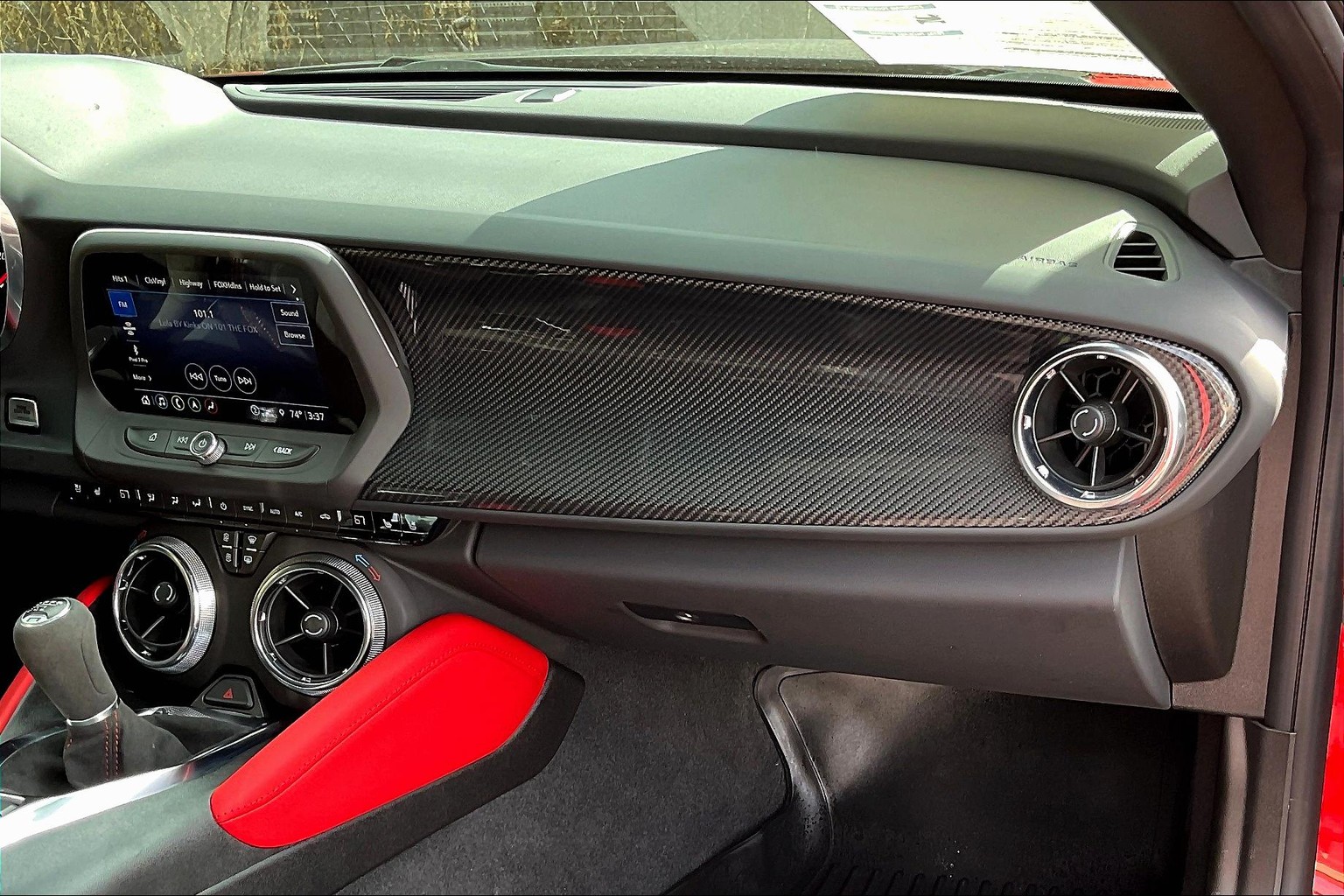 2019 Camaro Interior Trim Kit | Red | Torch Red Stitching | Door and Knee  Bolsters | 4 Piece