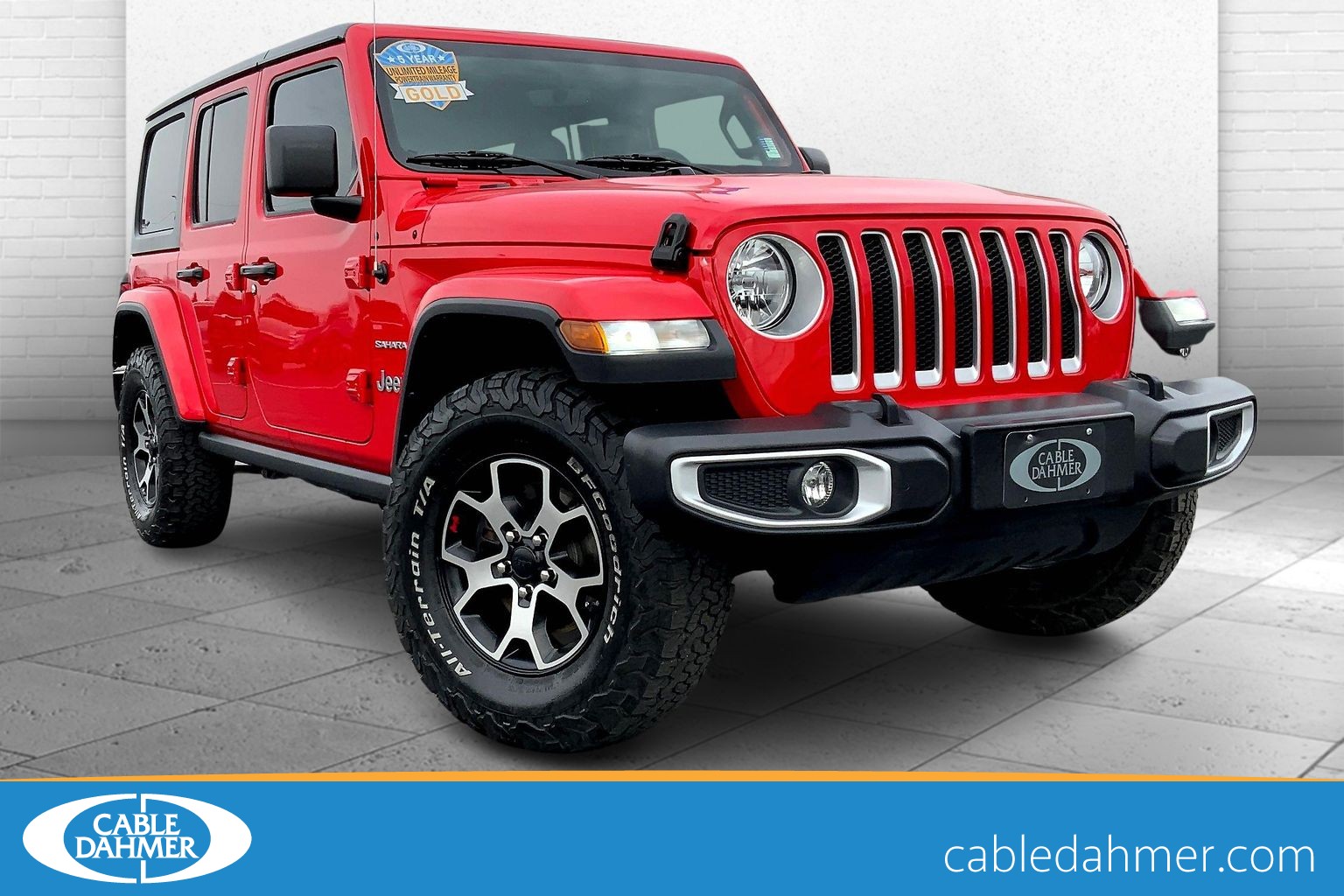 Used Red 2019 Jeep Wrangler Unlimited Suv for Sale in INDEPENDENCE, MO -  F8287B