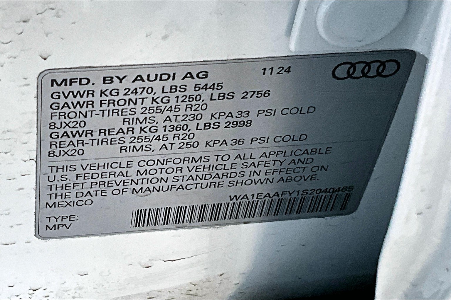 Q5 Premium Plus 45 TFSI quattro