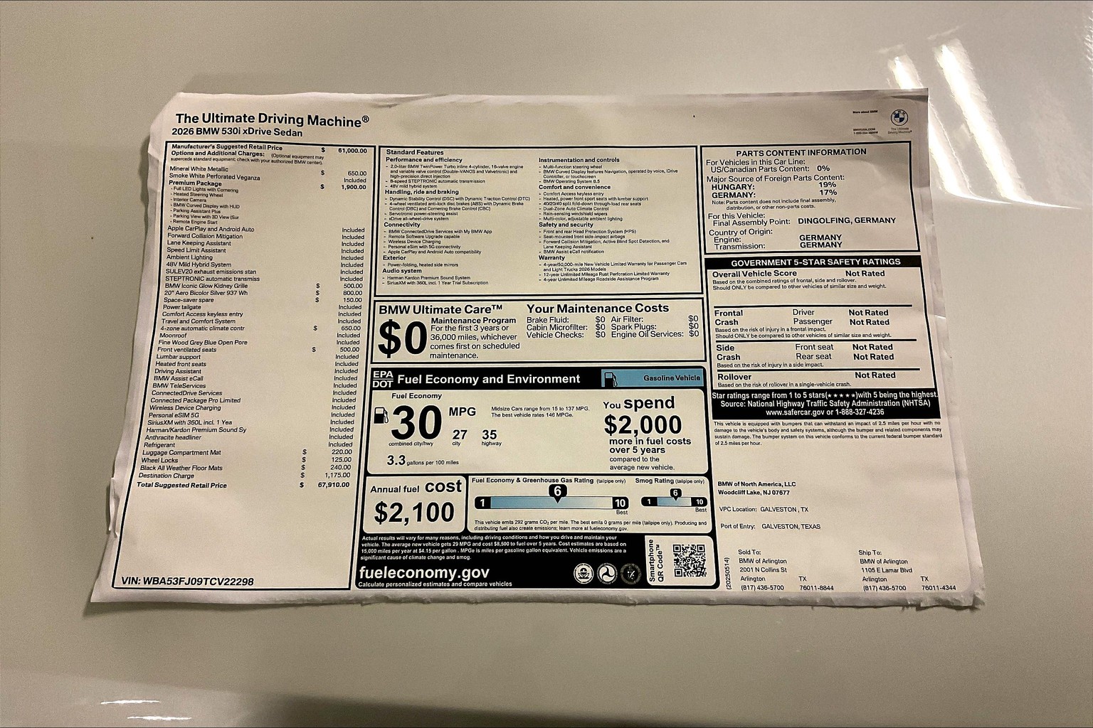 5 Series Sedan 530i xDrive