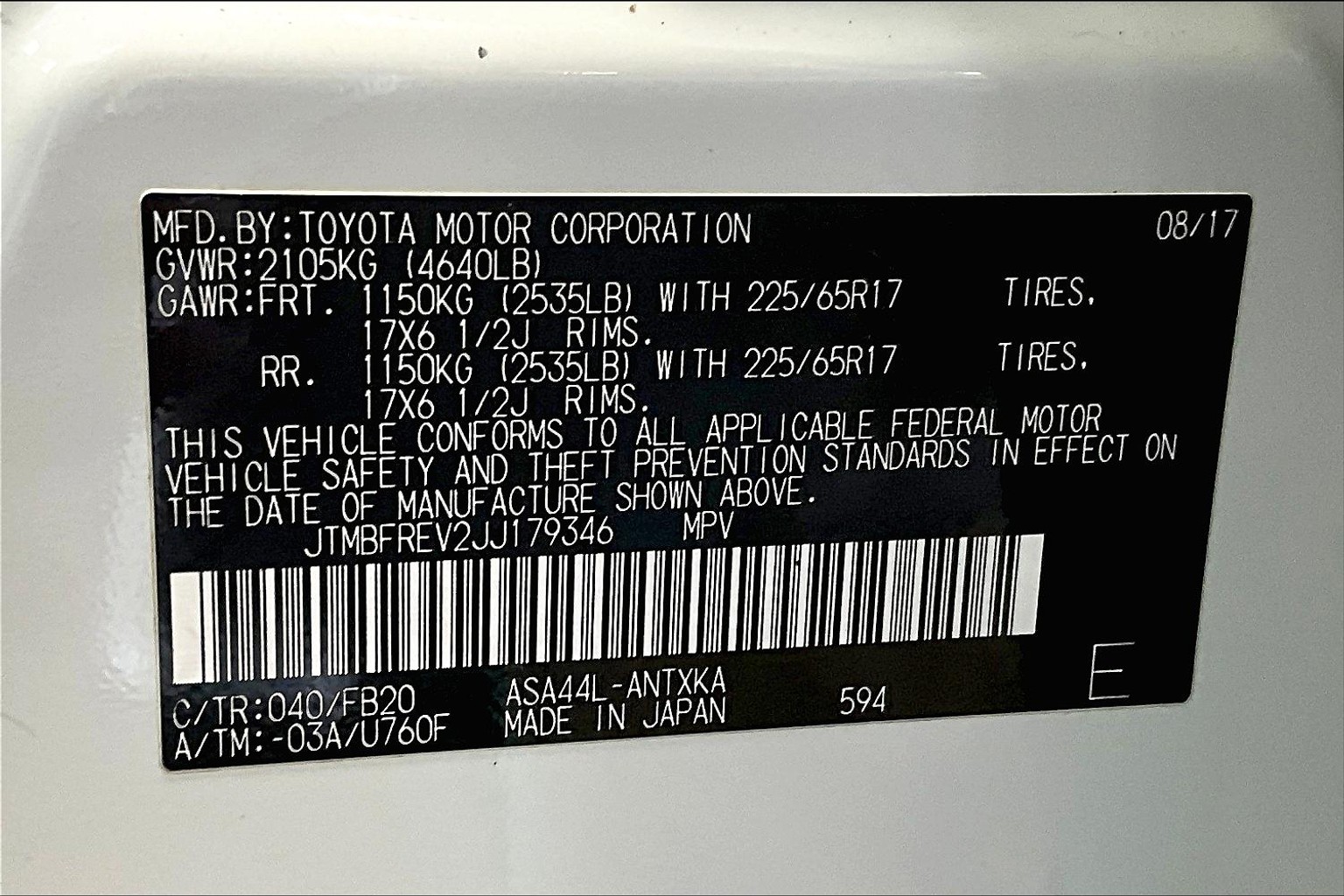 RAV4 LE