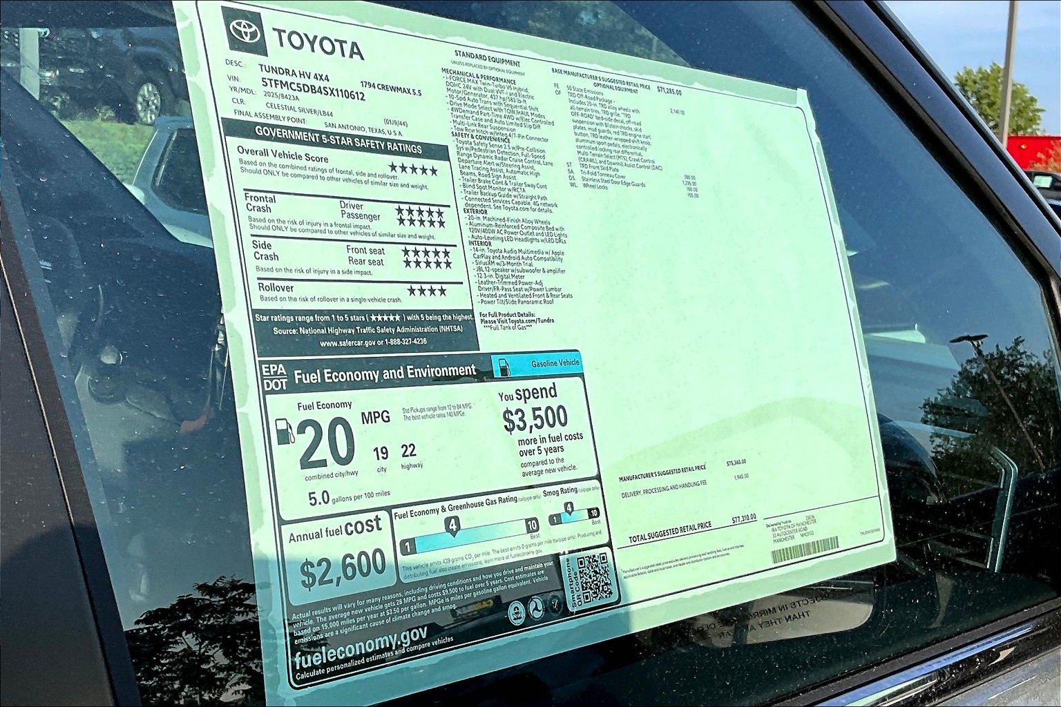 2025 Toyota Tundra CrewMax 1794 Edition photo 17