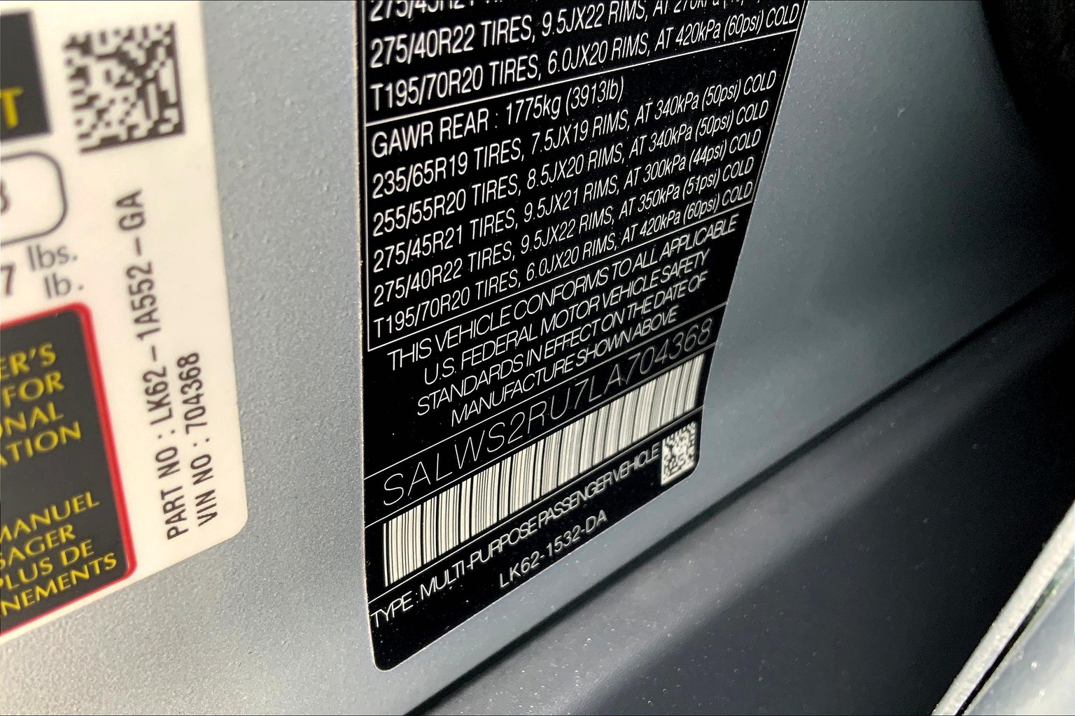 Pre-Owned 2020 Land Rover Range Rover Sport HST 4 Door in ...