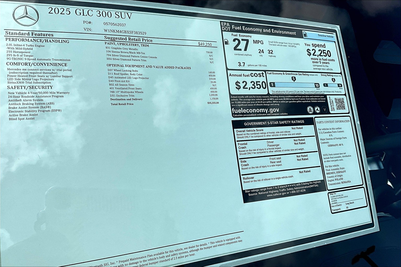 GLC 300 SUV