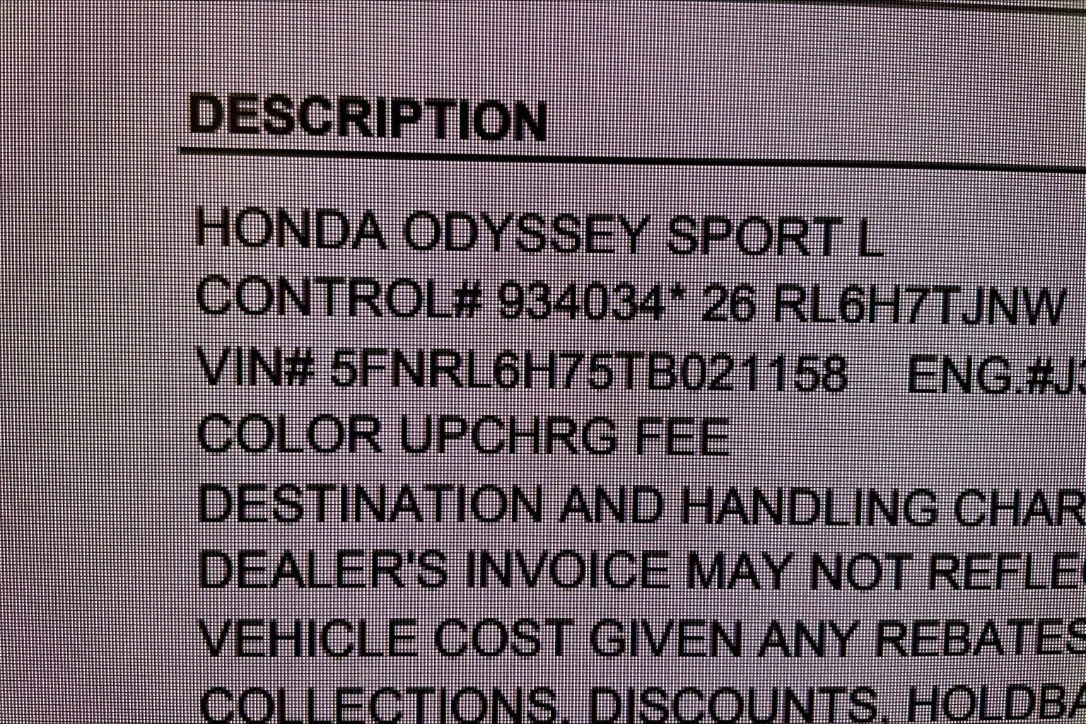 2026 Honda Odyssey Sport L - Photo 18