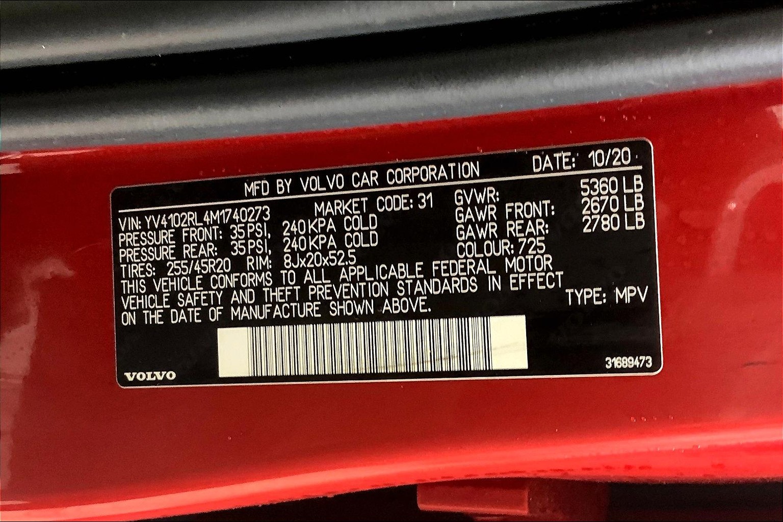 XC60 T5 Inscription