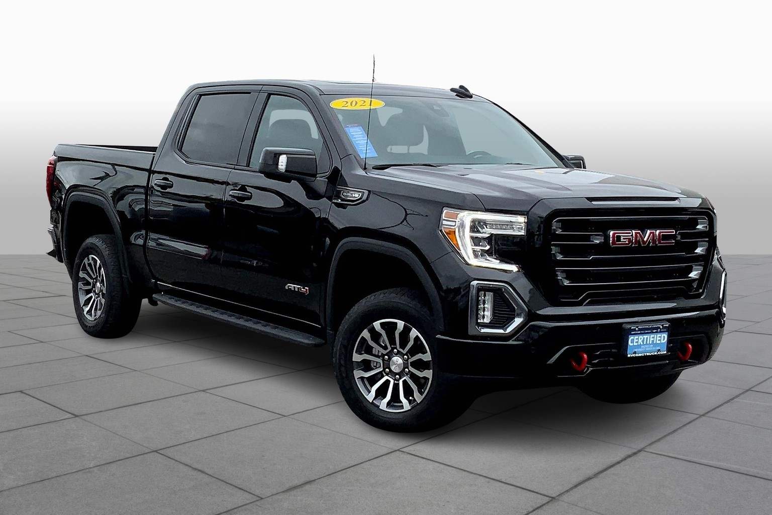 Certified 2021 GMC Sierra 1500 AT4 with VIN 3GTP9EED0MG340702 for sale in Rockville Centre, NY