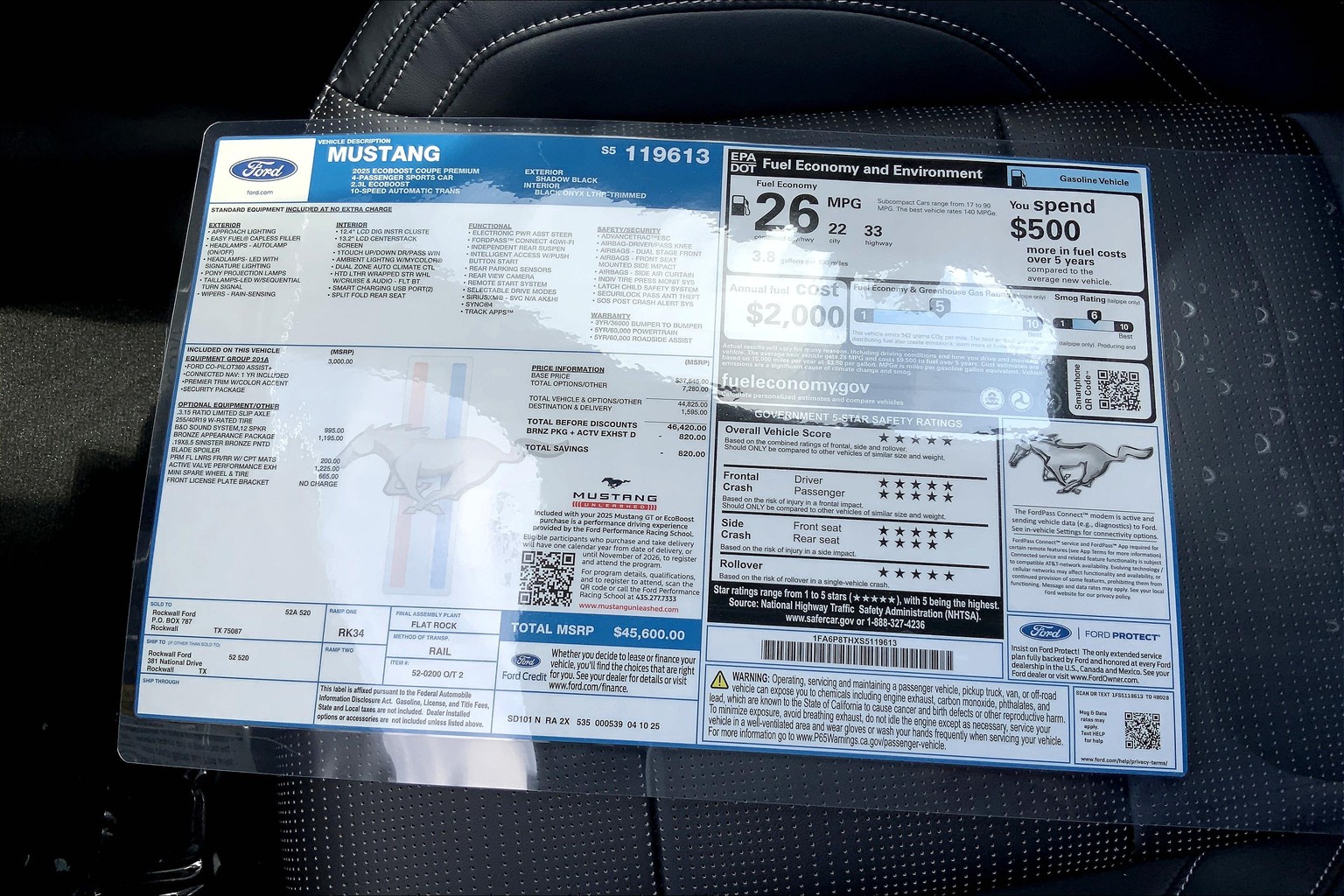 Mustang EcoBoost Premium
