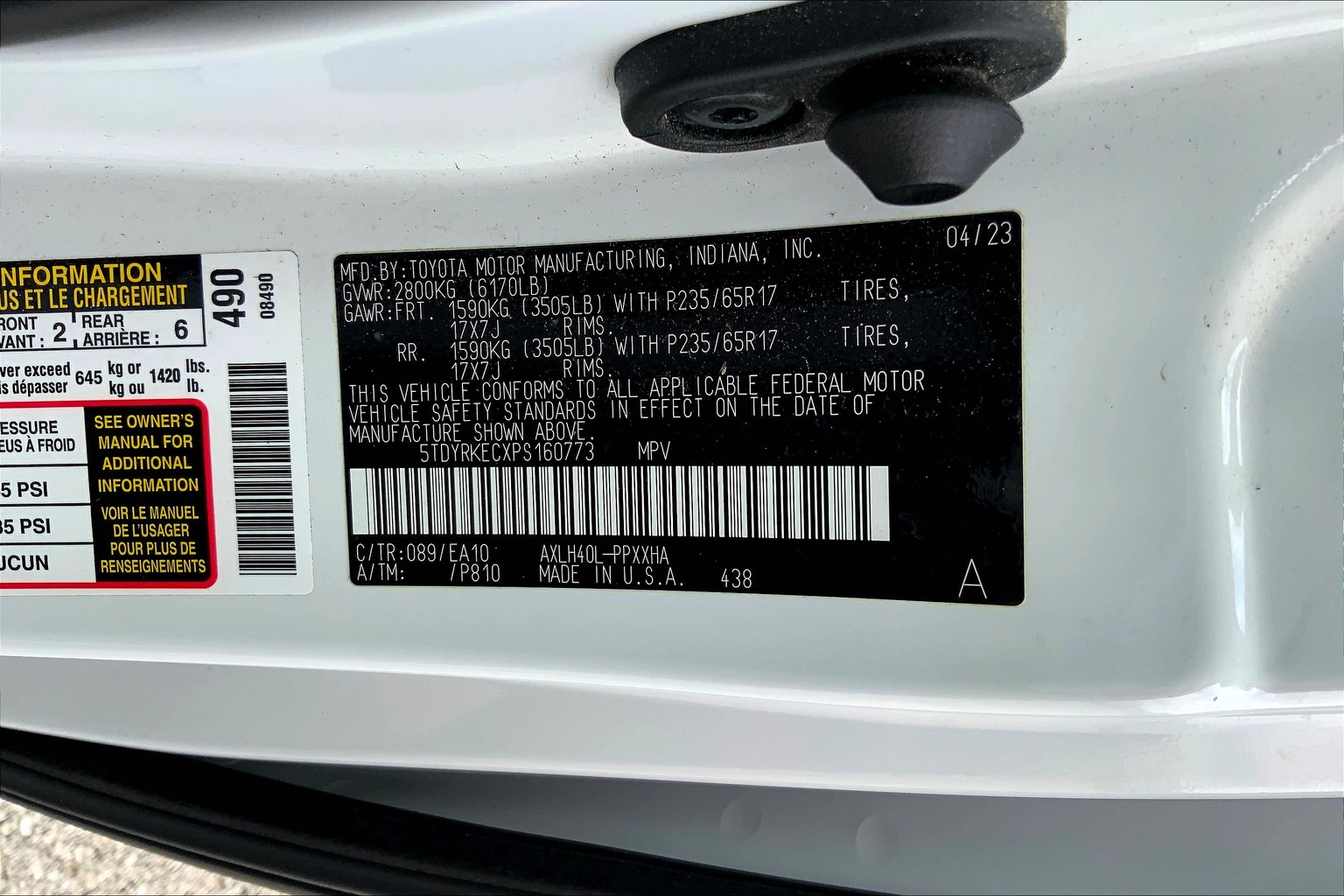 Sienna XLE 7-Passenger
