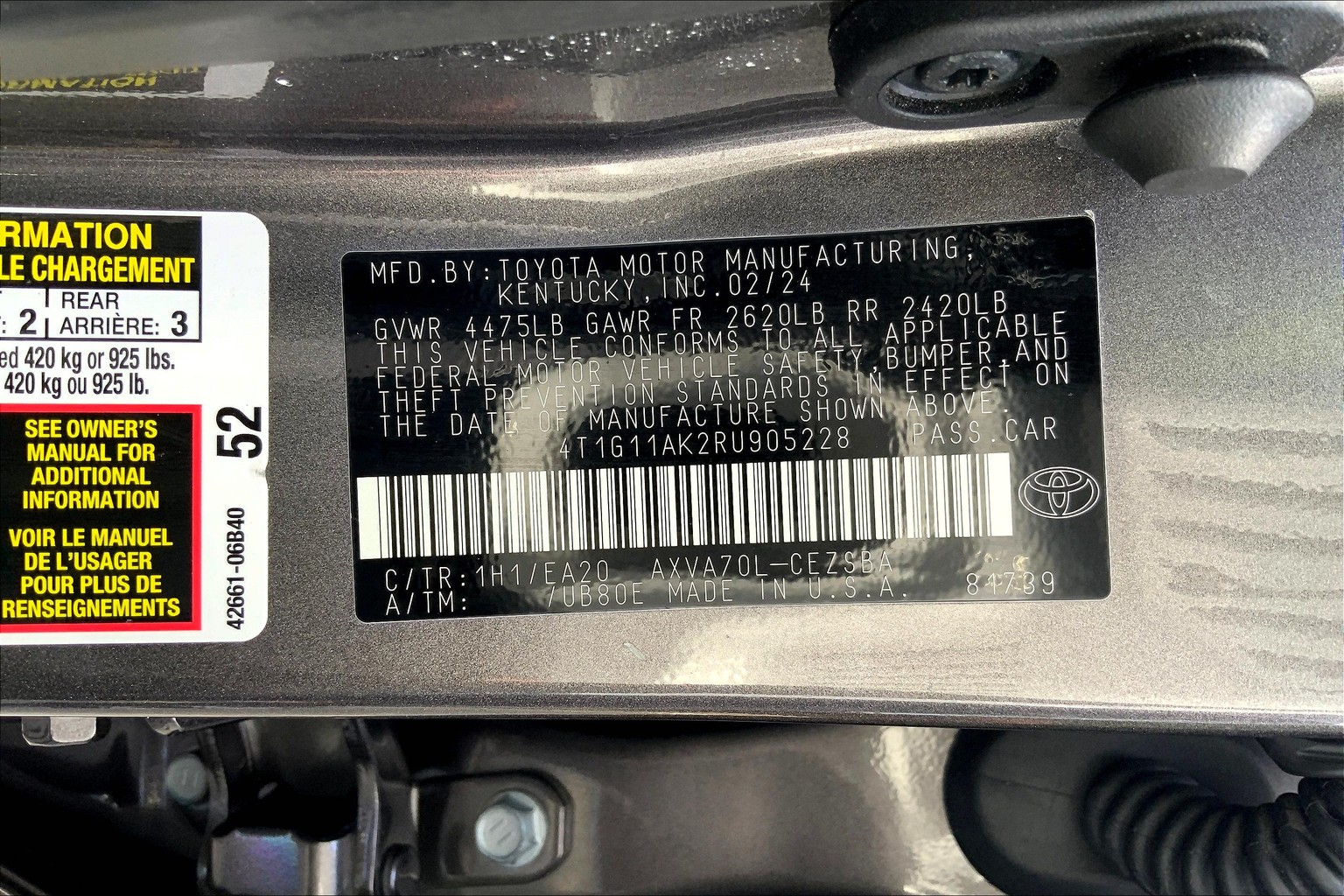 Camry SE