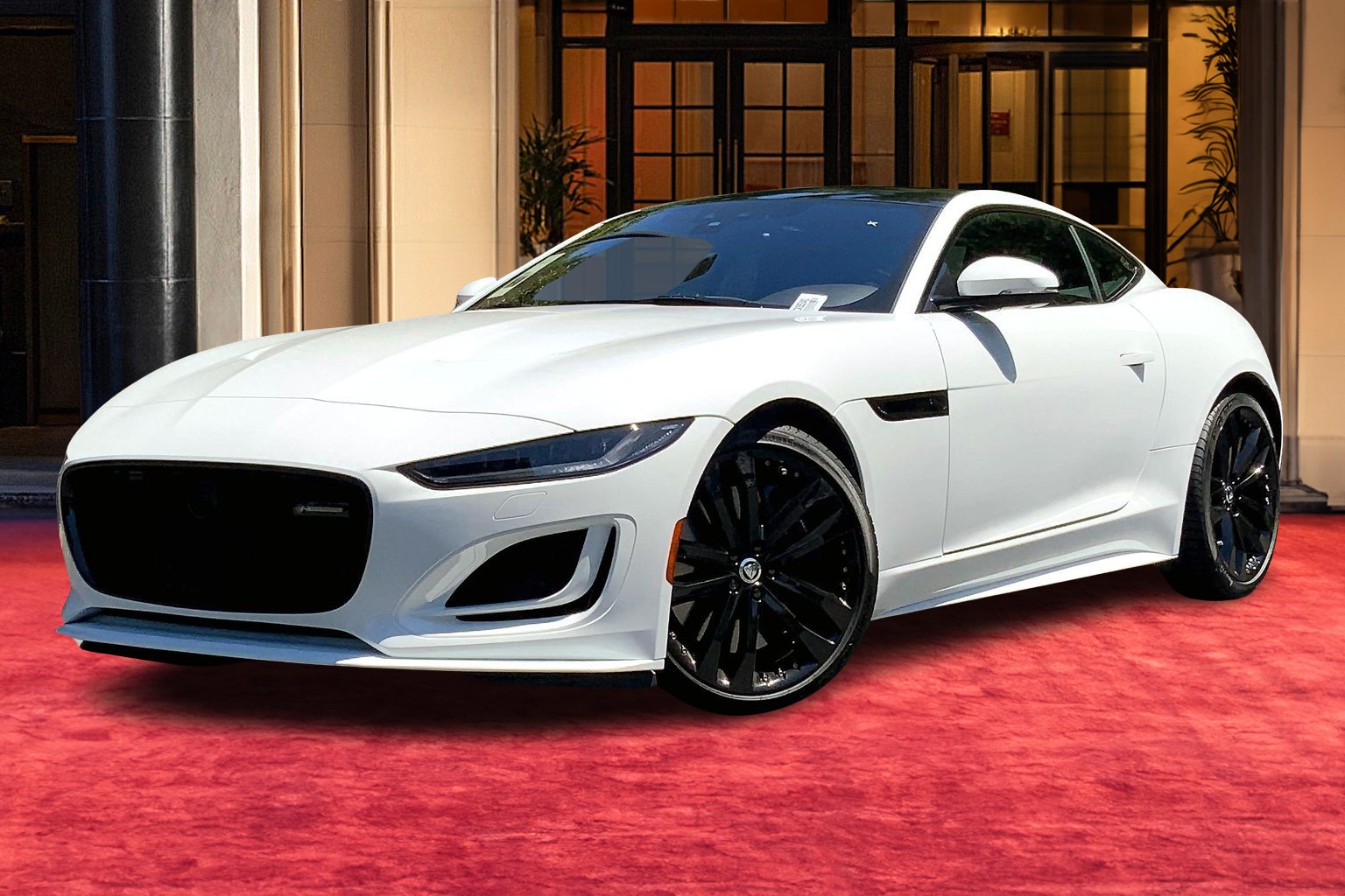 Jaguar F Type Coupe White