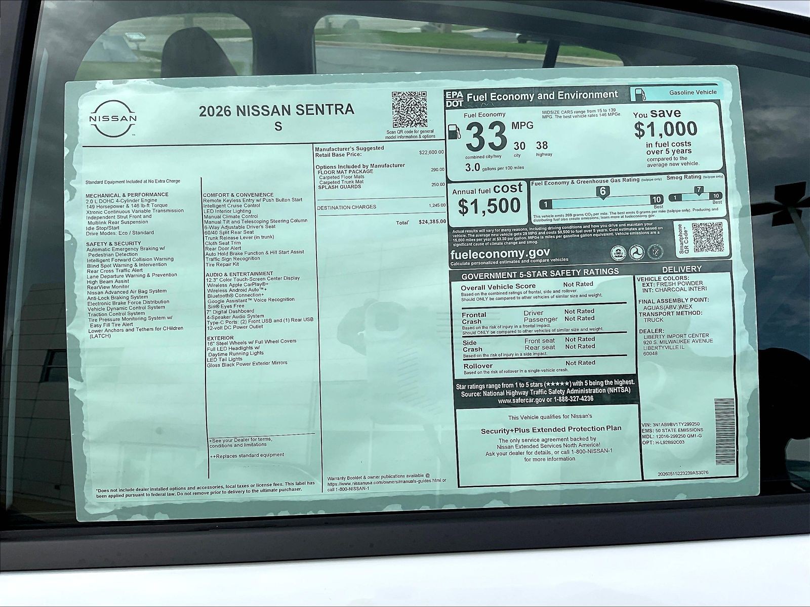 2026 Nissan Sentra S - Photo 14