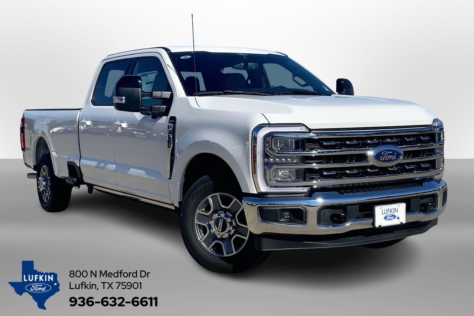 2026 Ford Super Duty F-350 SRW LARIAT Star White Metallic Tri-Coat at Lufkin Ford