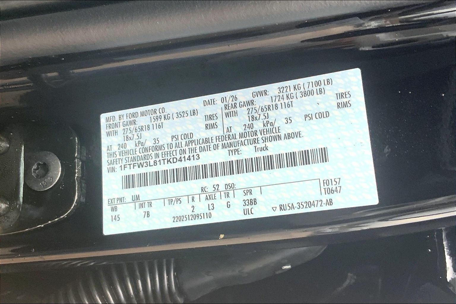 2026 Ford F-150 XLT Agate Black Metallic at Lufkin Ford
