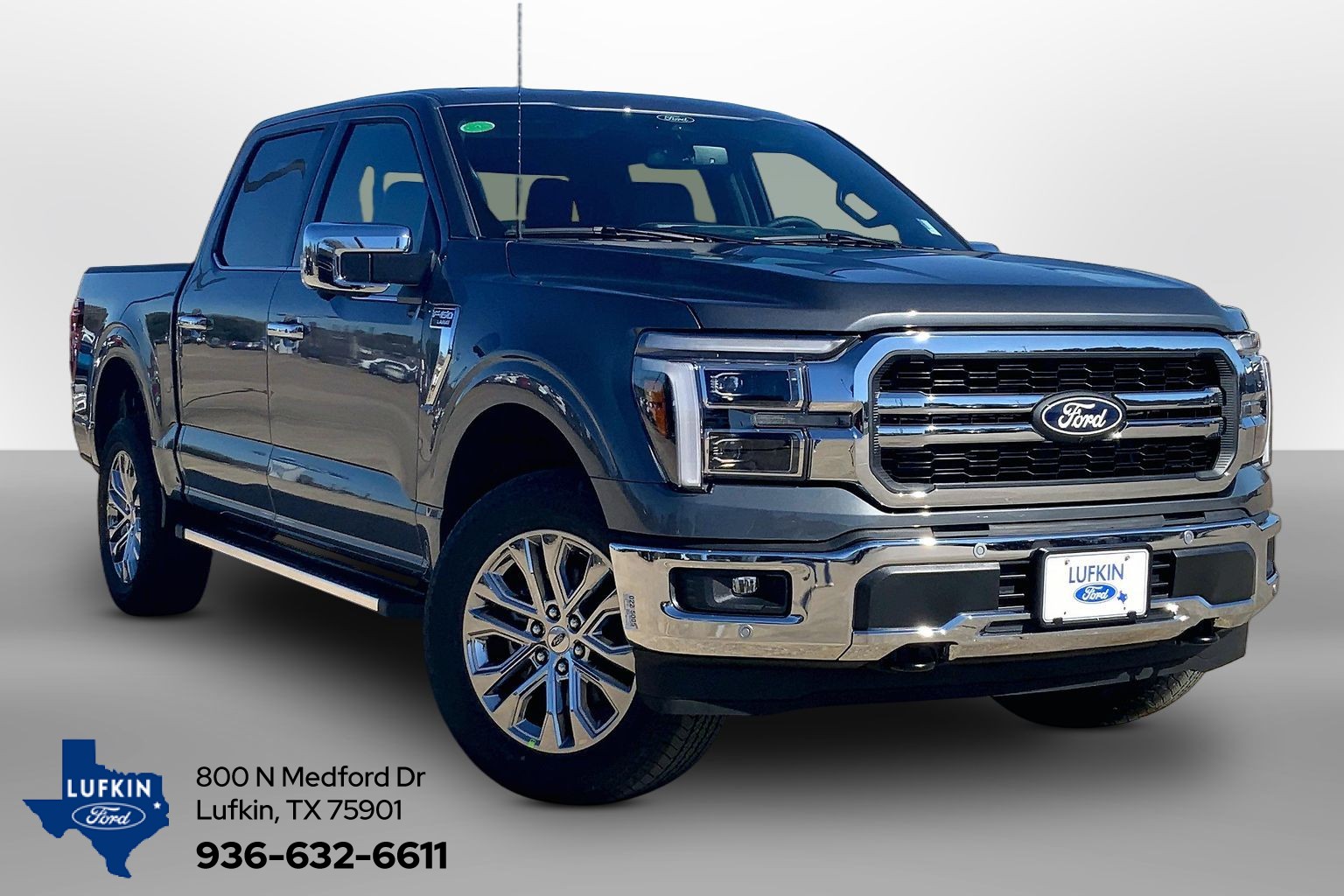 2026 Ford F-150 LARIAT Carbonized Gray Metallic at Lufkin Ford