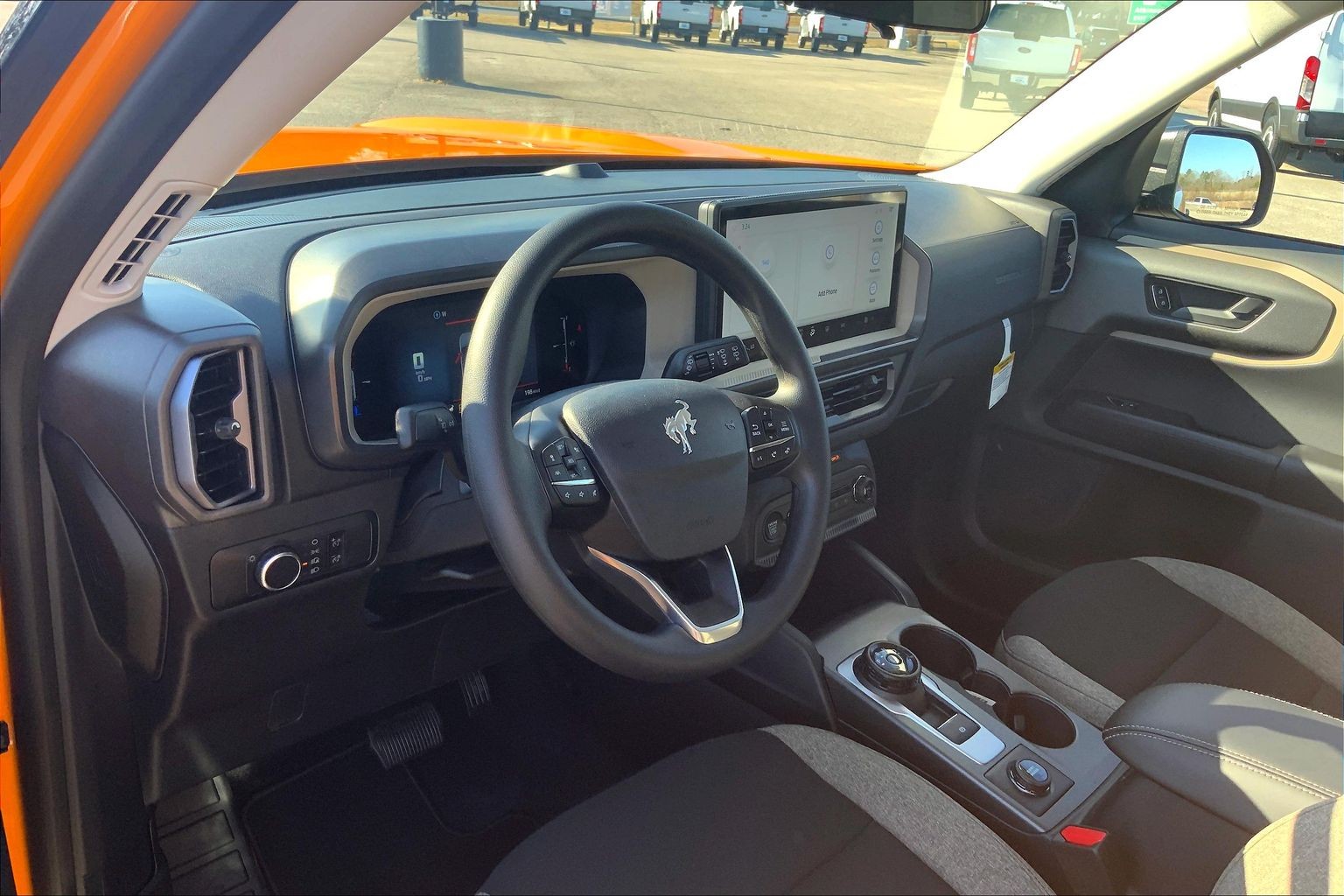 2026 Ford Bronco Sport Big Bend Orange Fury Metallic Tri-Coat at Lufkin Ford