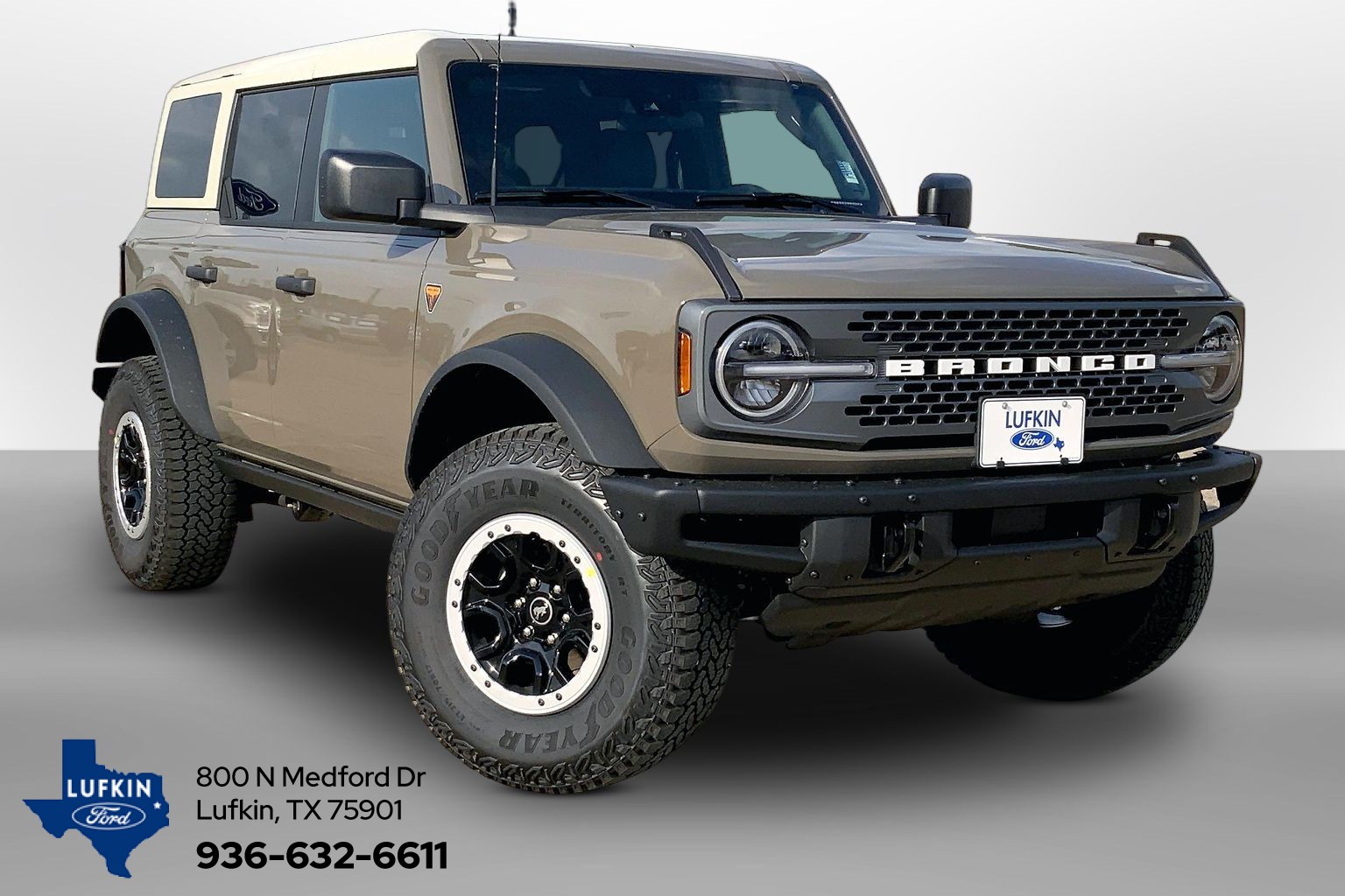 2026 Ford Bronco Badlands Marsh Gray at Lufkin Ford