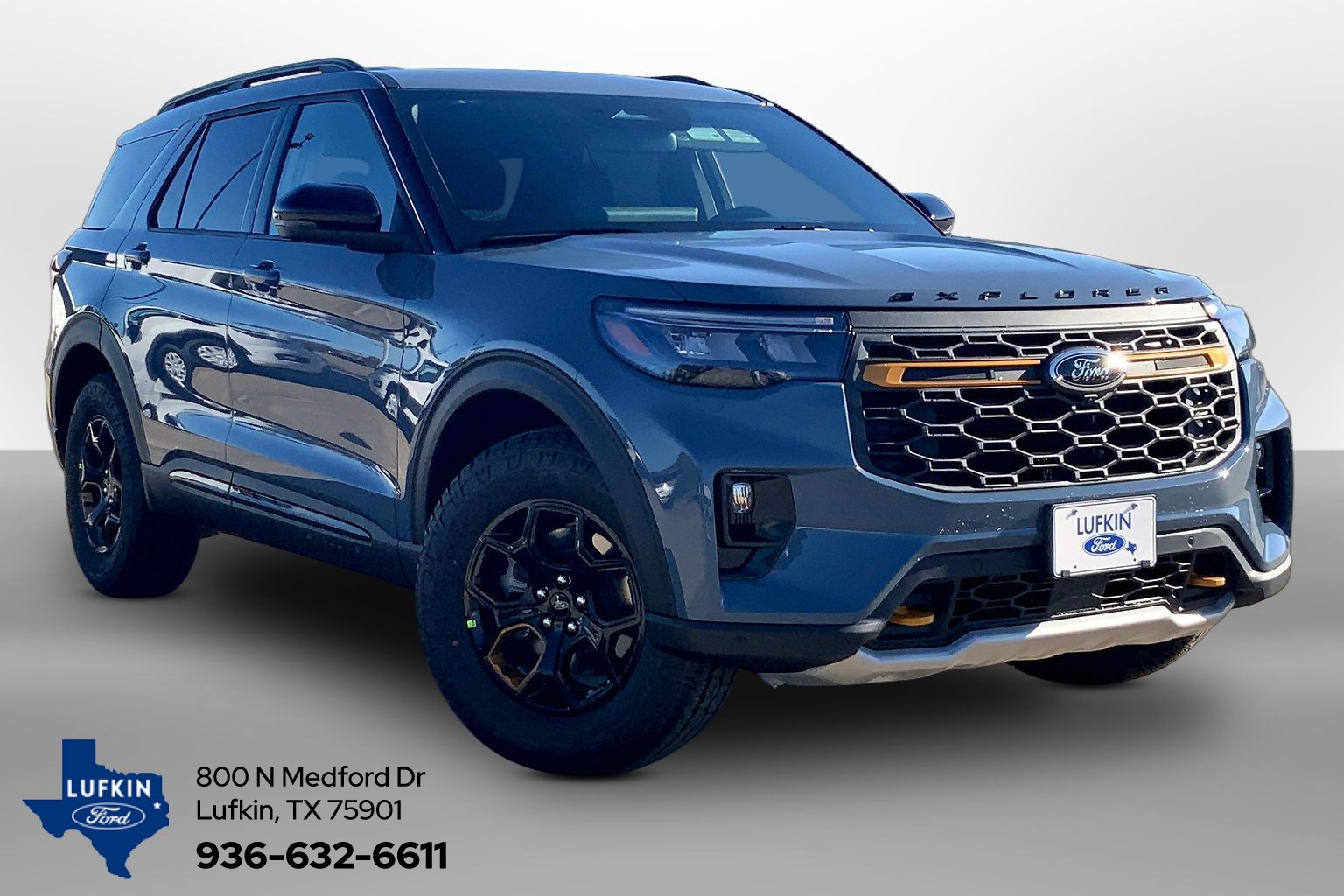 2026 Ford Explorer Tremor Vapor Blue Metallic at Lufkin Ford