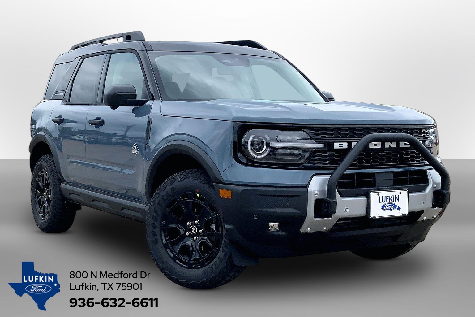 2026 Ford Bronco Sport Outer Banks Azure Gray Metallic Tri-Coat at Lufkin Ford