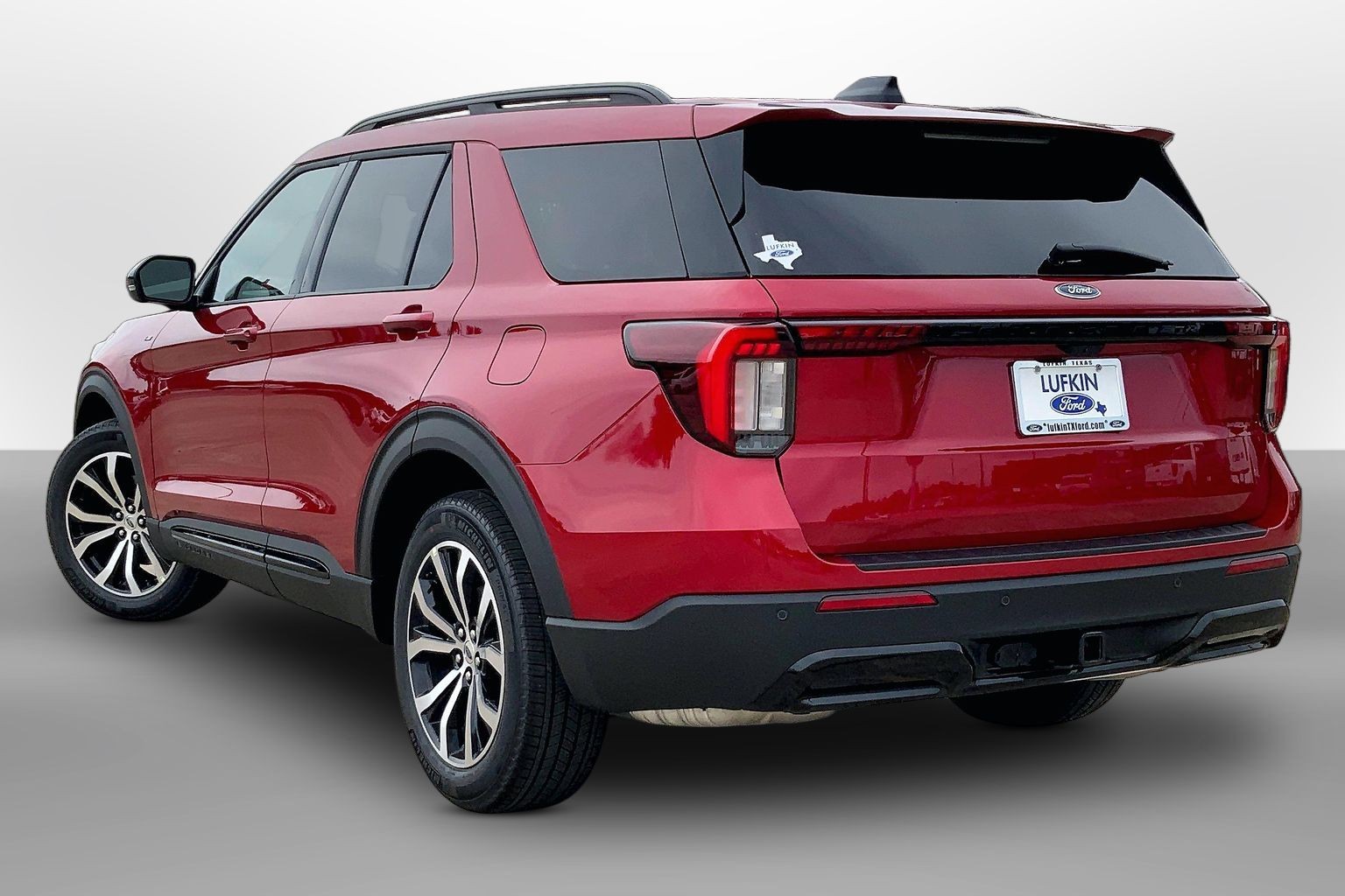 2026 Ford Explorer ST-Line Rapid Red Metallic Tinted Clearcoat at Lufkin Ford