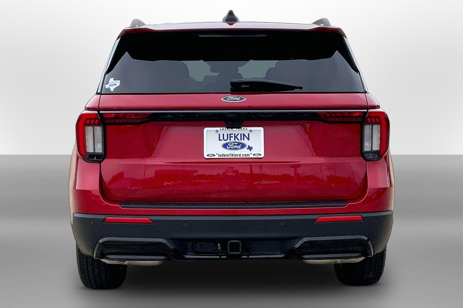 2026 Ford Explorer ST-Line Rapid Red Metallic Tinted Clearcoat at Lufkin Ford