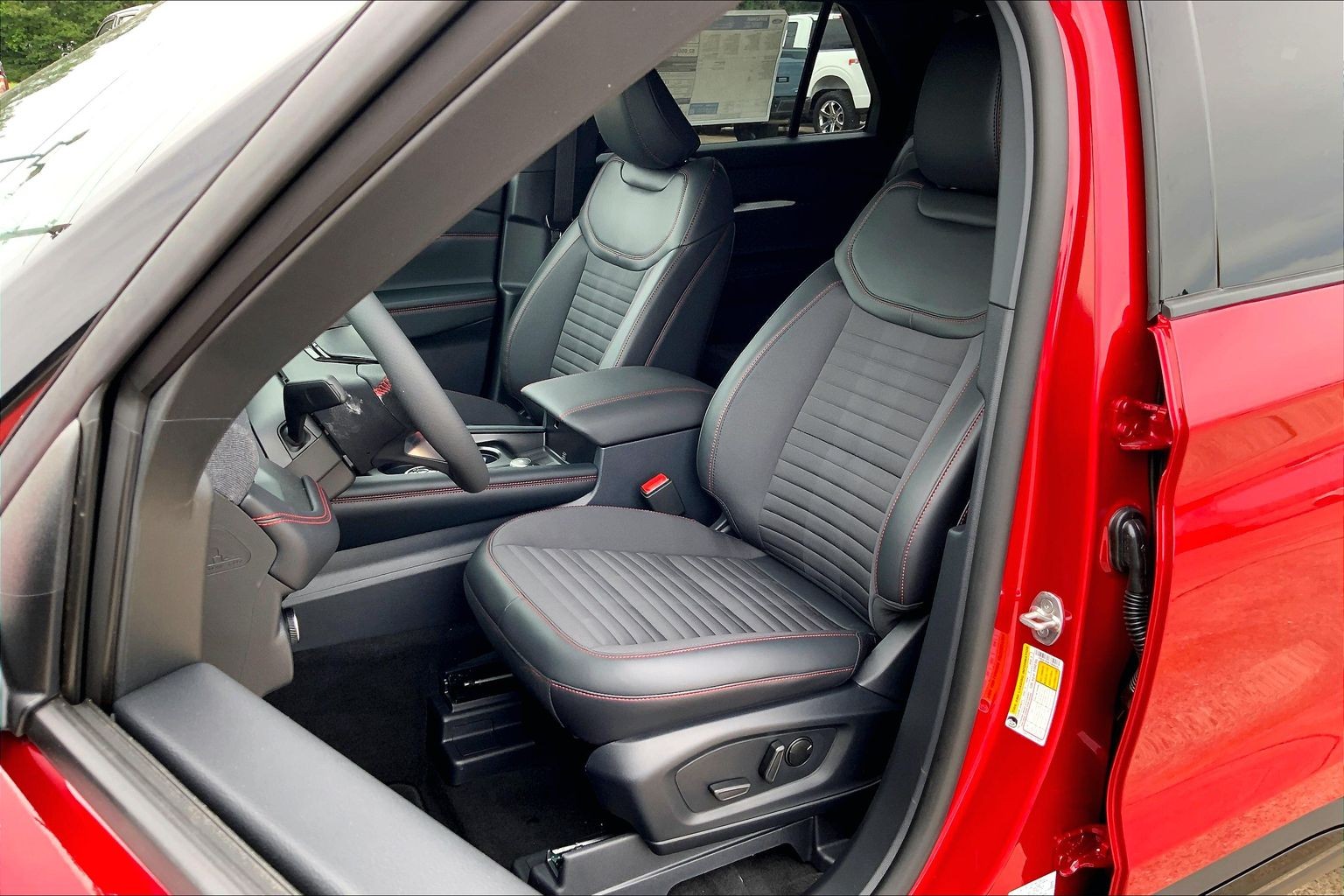2026 Ford Explorer ST-Line Rapid Red Metallic Tinted Clearcoat at Lufkin Ford