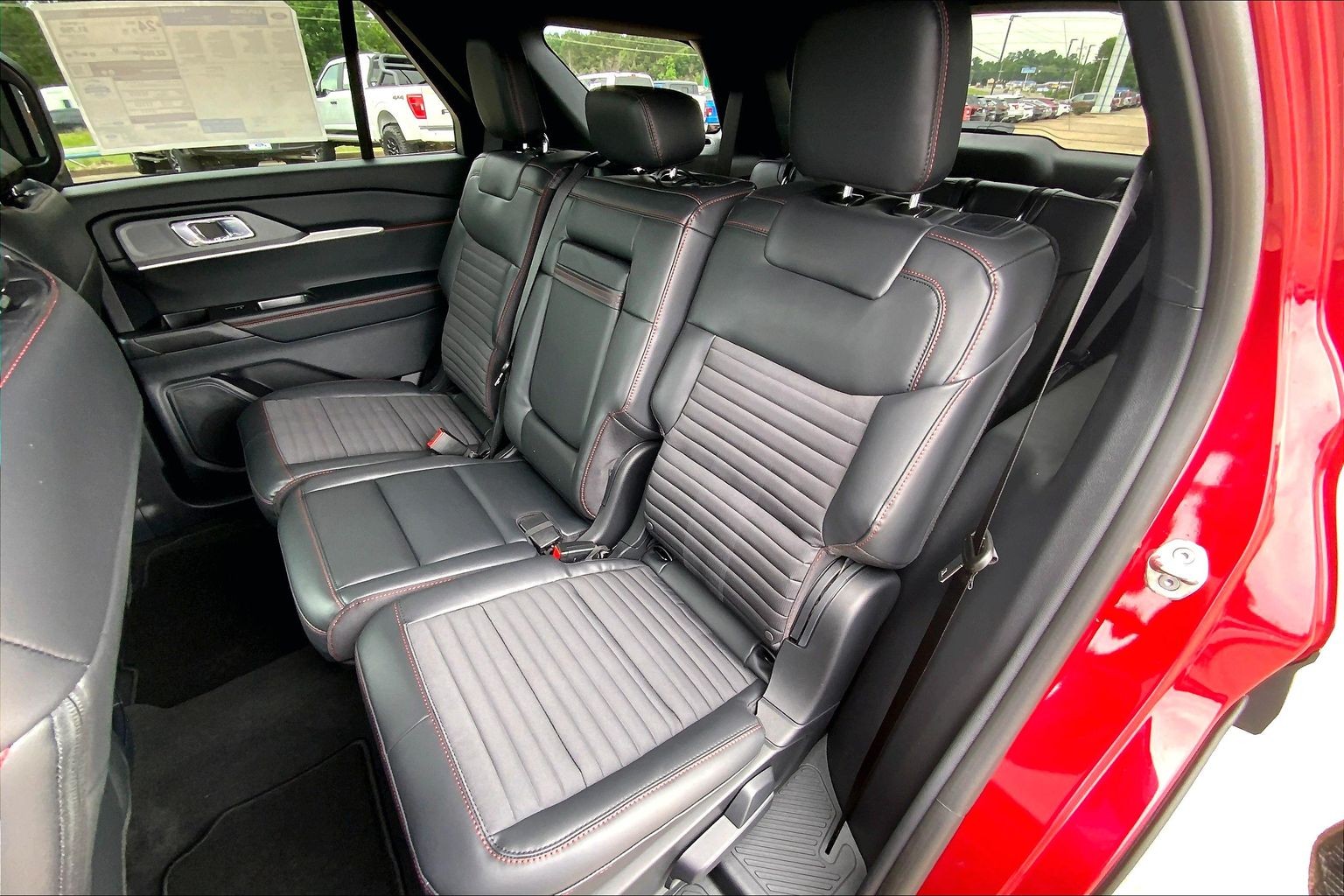 2026 Ford Explorer ST-Line Rapid Red Metallic Tinted Clearcoat at Lufkin Ford