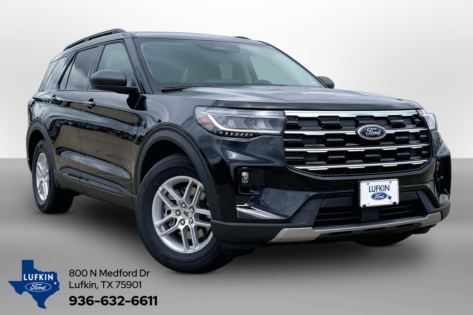 2026 Ford Explorer Active Agate Black at Lufkin Ford