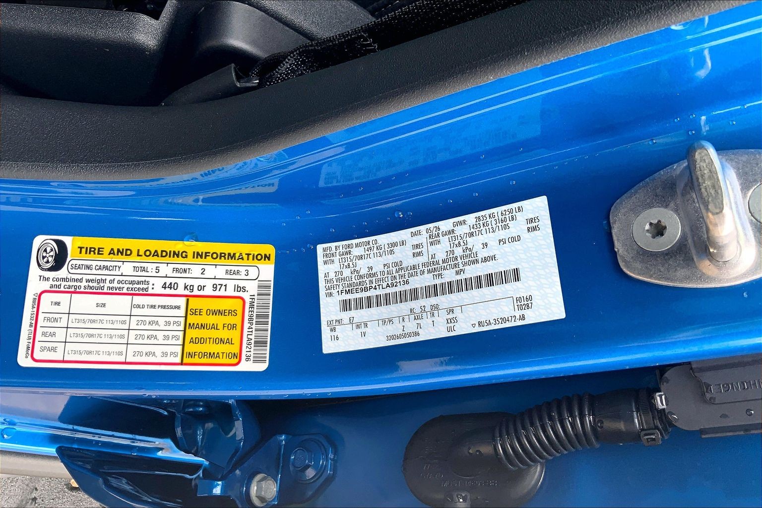 2026 Ford Bronco Badlands Velocity Blue Metallic at Lufkin Ford