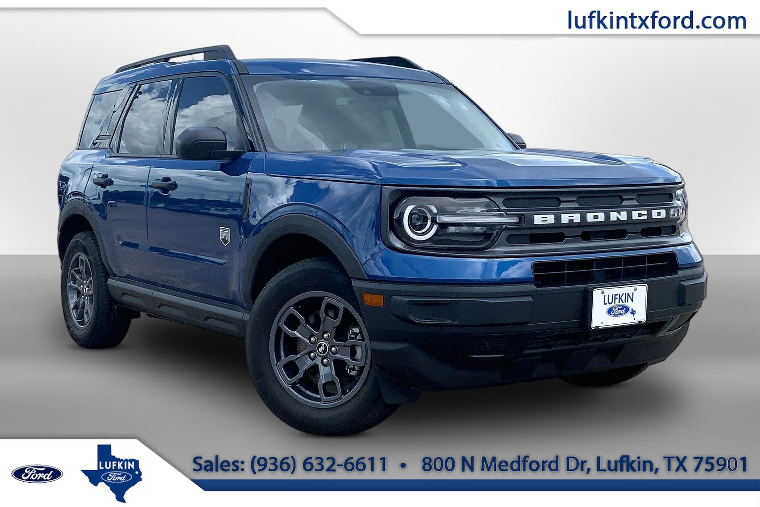 2024 Ford Bronco Sport Big Bend Atlas Blue at Lufkin Ford