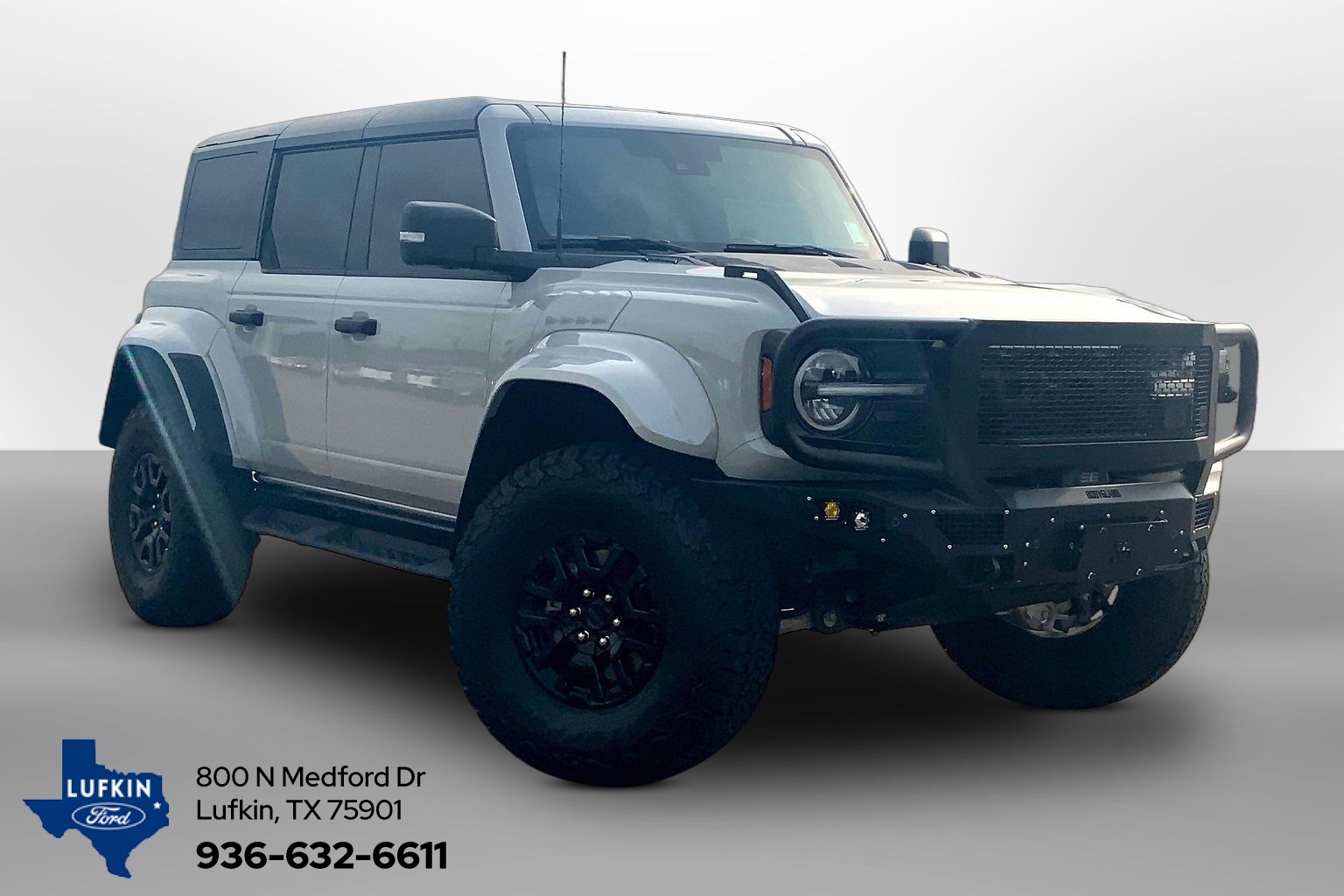 2026 Ford Bronco Raptor Avalanche Gray at Lufkin Ford