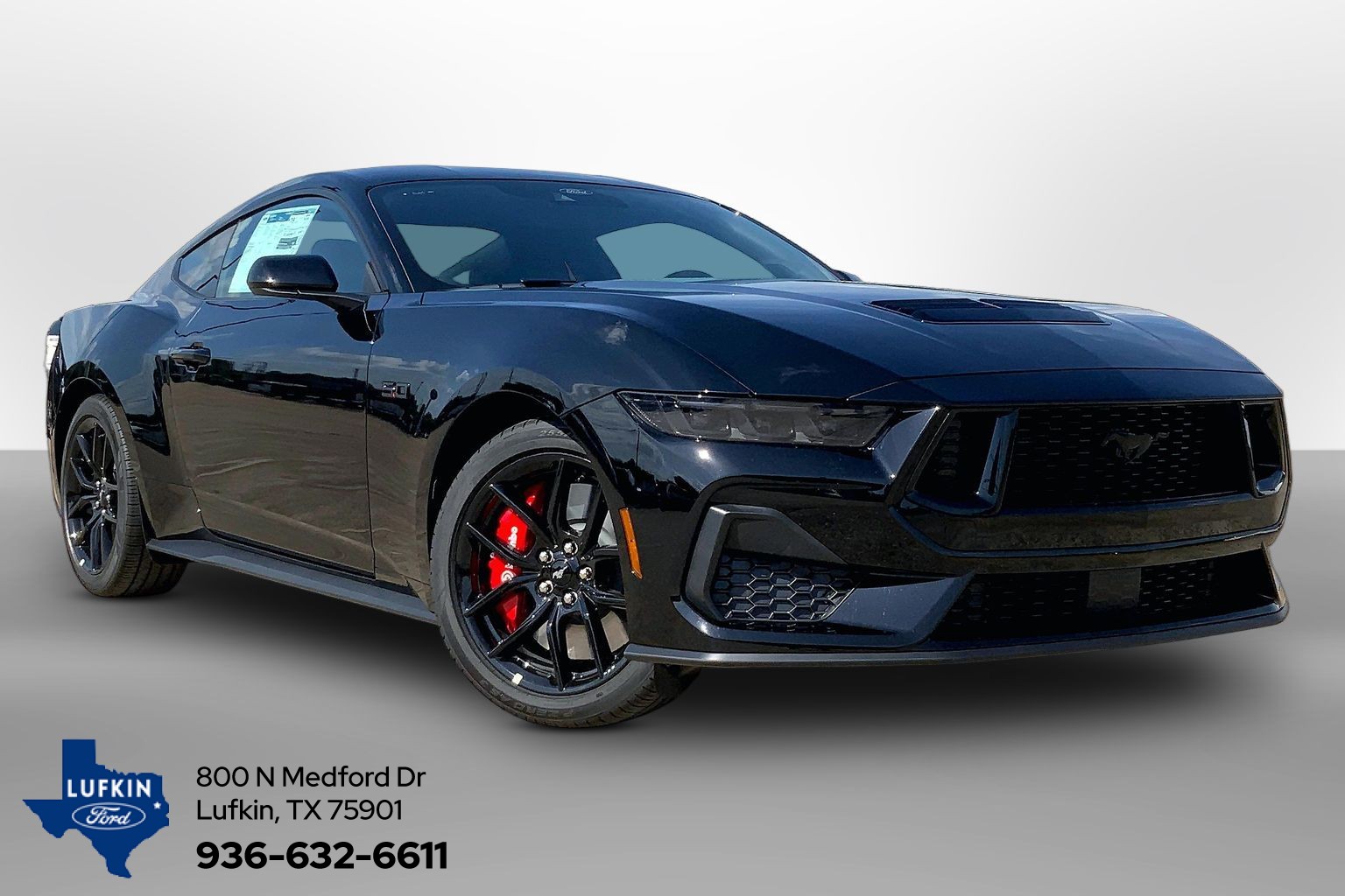 2026 Ford Mustang GT Fastback Shadow Black at Lufkin Ford