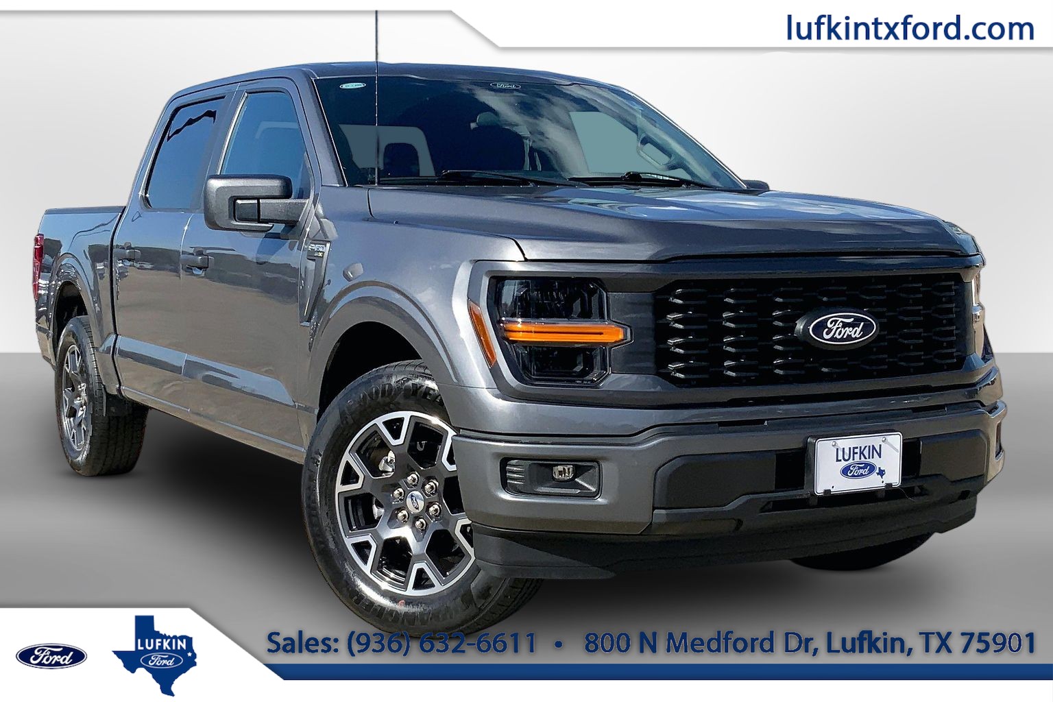2024 Ford F-150 STX Carbonized Gray at Lufkin Ford