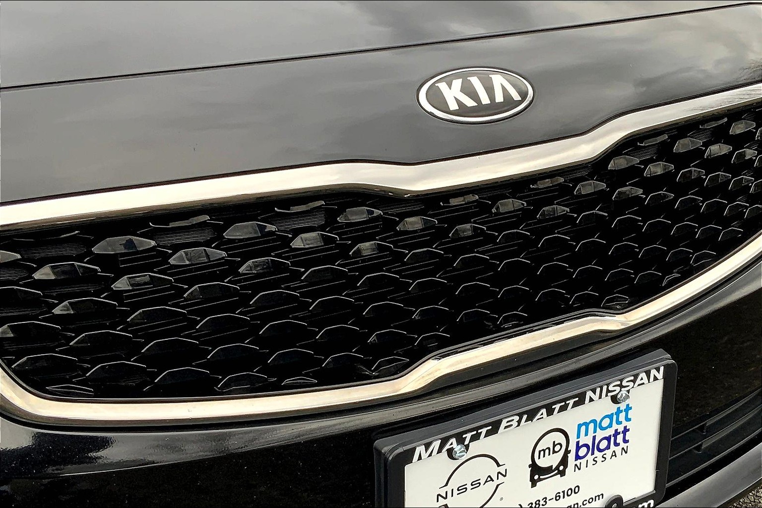 Kia Emblem License Plate - Aluminum Novelty License Plate