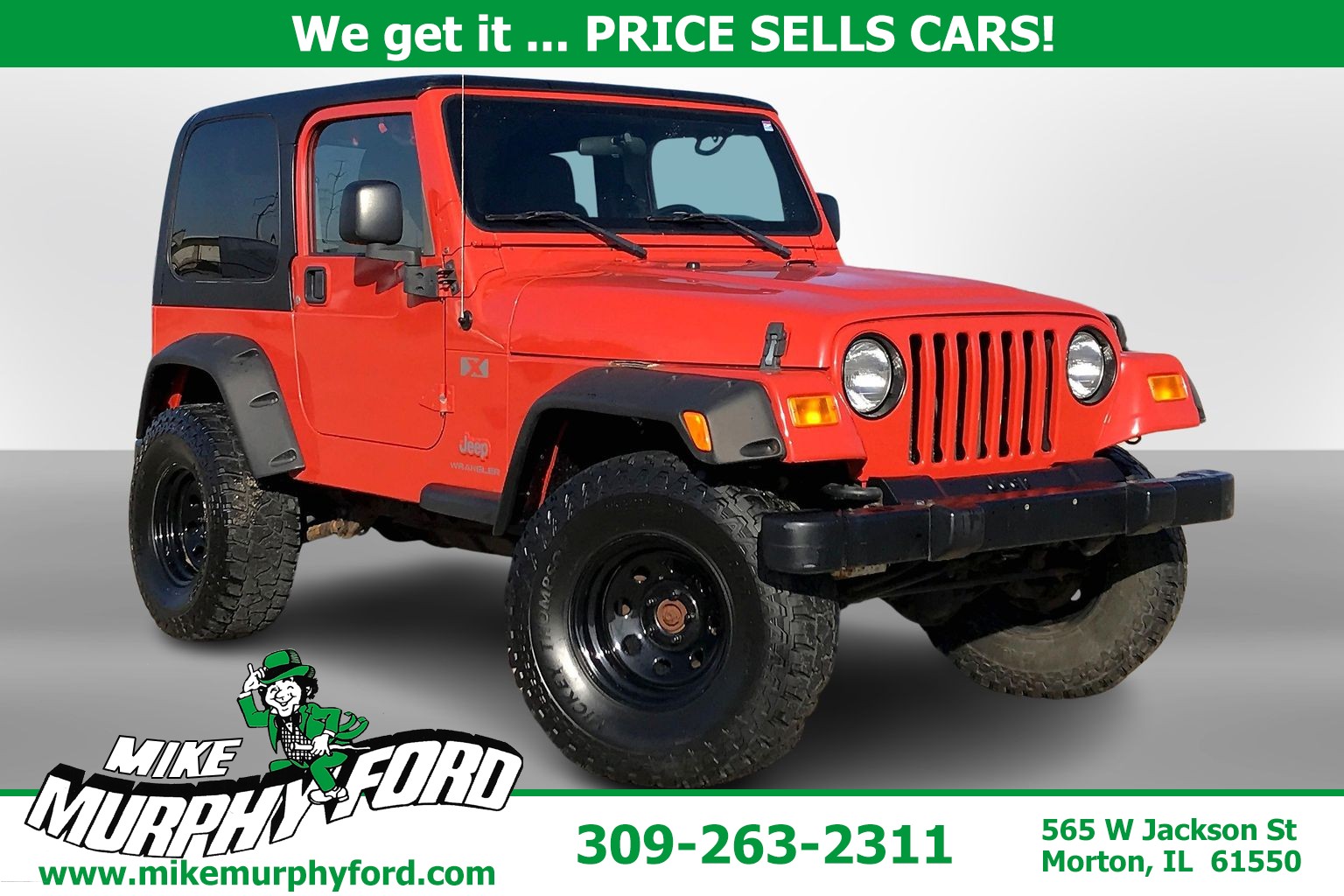Pre-Owned 2005 Jeep Wrangler 4WDX 2 Door SUV in Morton #322738 | Mike  Murphy Ford