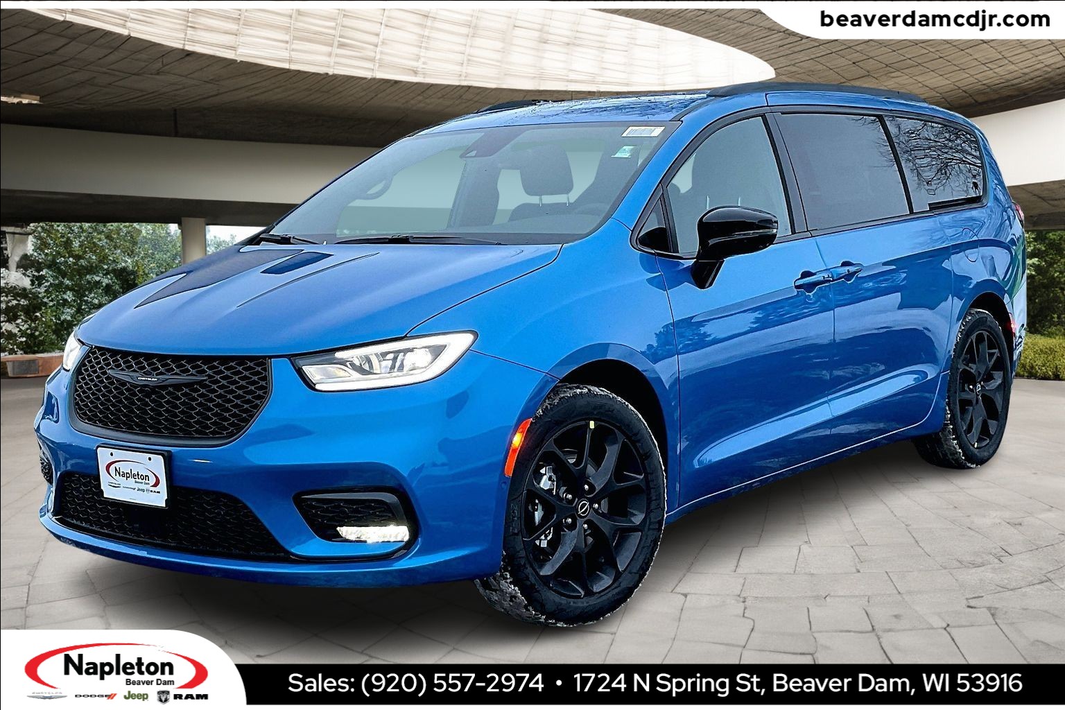 2026 Chrysler Pacifica with S Appearance Package front view in Beaver Dam WI