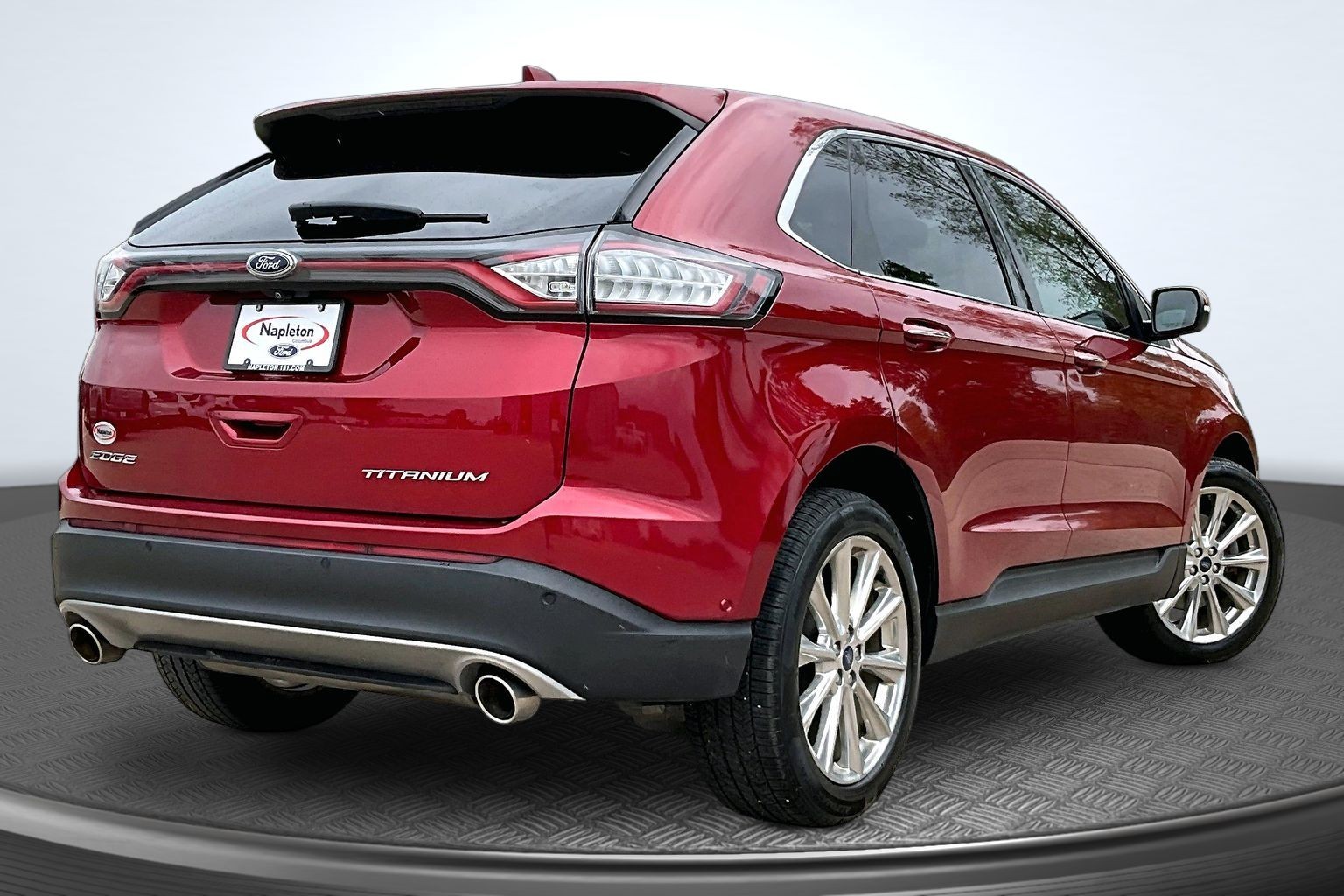 Used 2018 Ford Edge Titanium with VIN 2FMPK3K83JBB30735 for sale in Columbus, WI