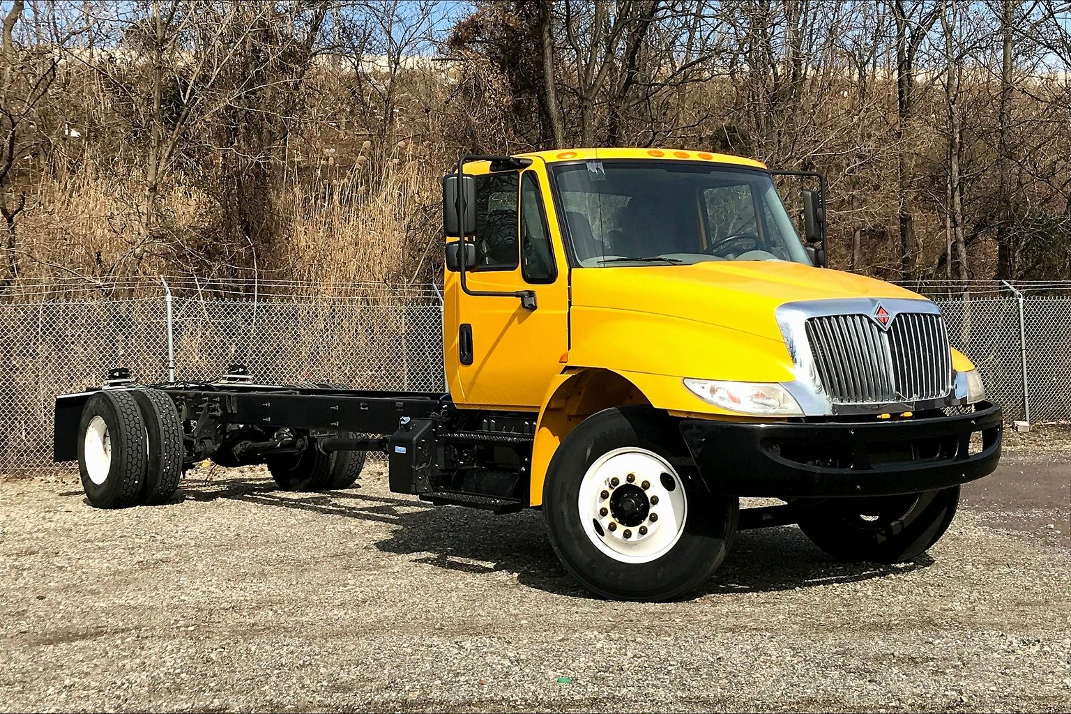 Pre-Owned 2018 International 4300 SBA 4X2 Medium Conventional 26 Foot CAB & CHASSIS