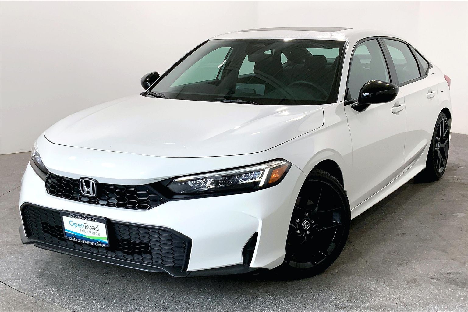 Platinum White Pearl 2026 Honda Civic Sedan Front-Wheel Drive Automatic
