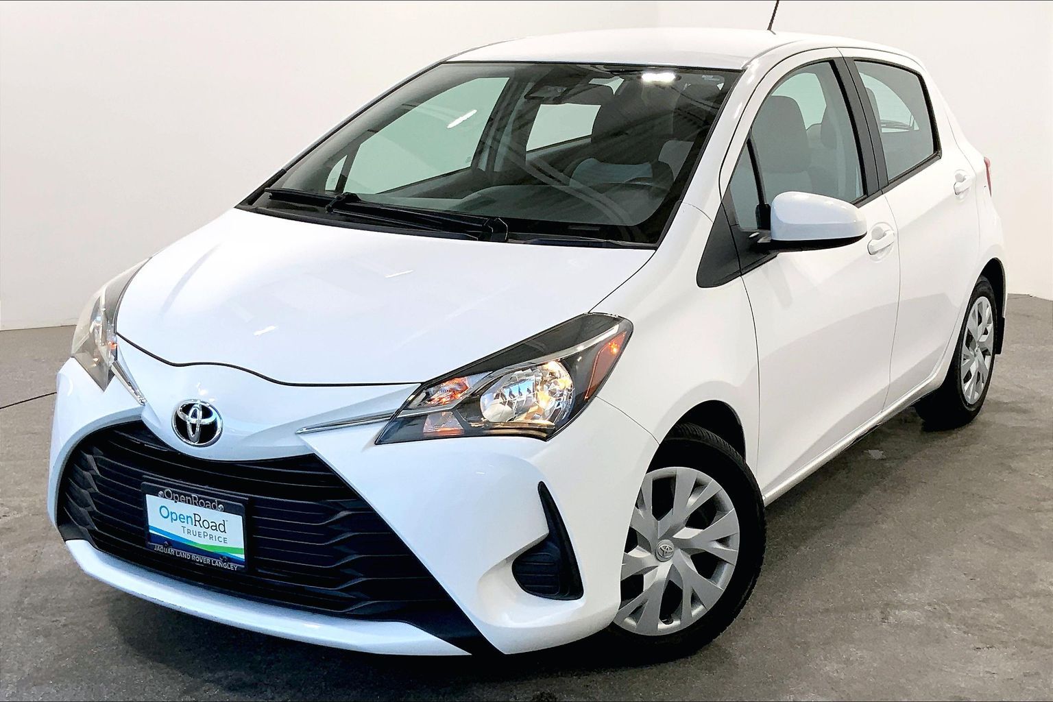 Alpine White 2018 Toyota Yaris Hatchback Front-Wheel Drive Automatic