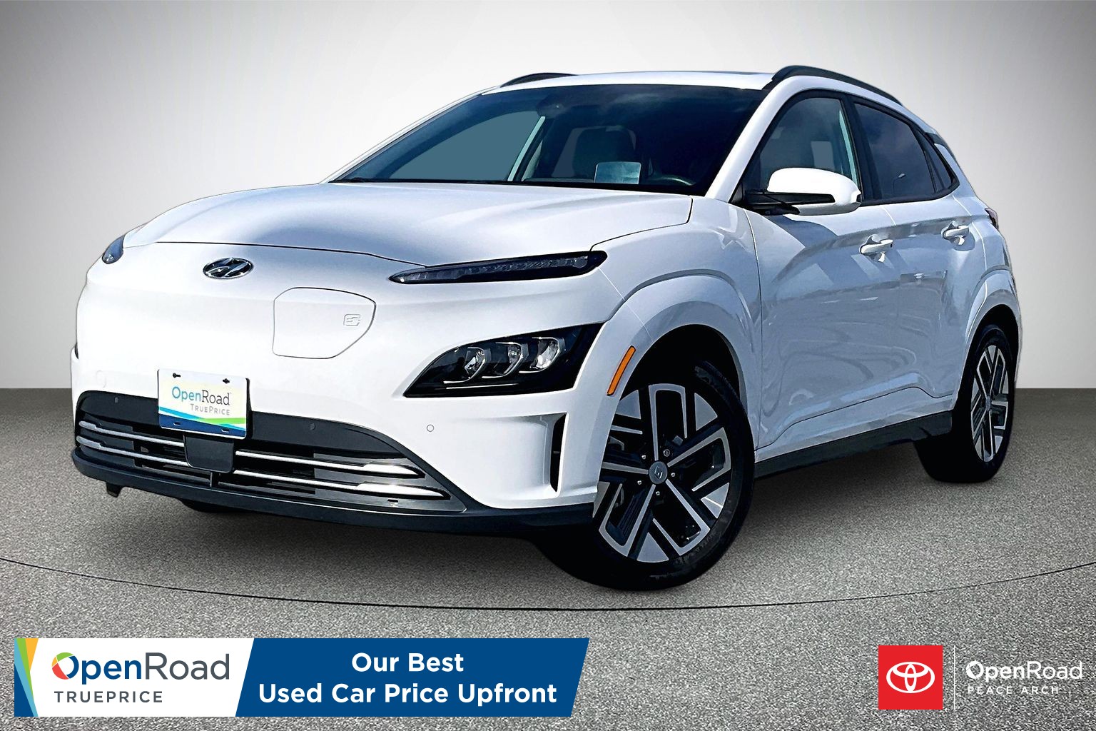 Atlas White Solid 2023 Hyundai Kona Electric SUV / Crossover Automatic