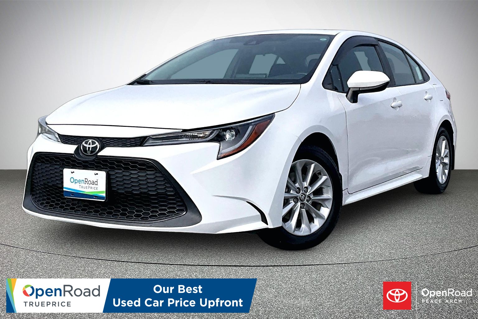 Super White 2021 Toyota Corolla Sedan Front-Wheel Drive Automatic