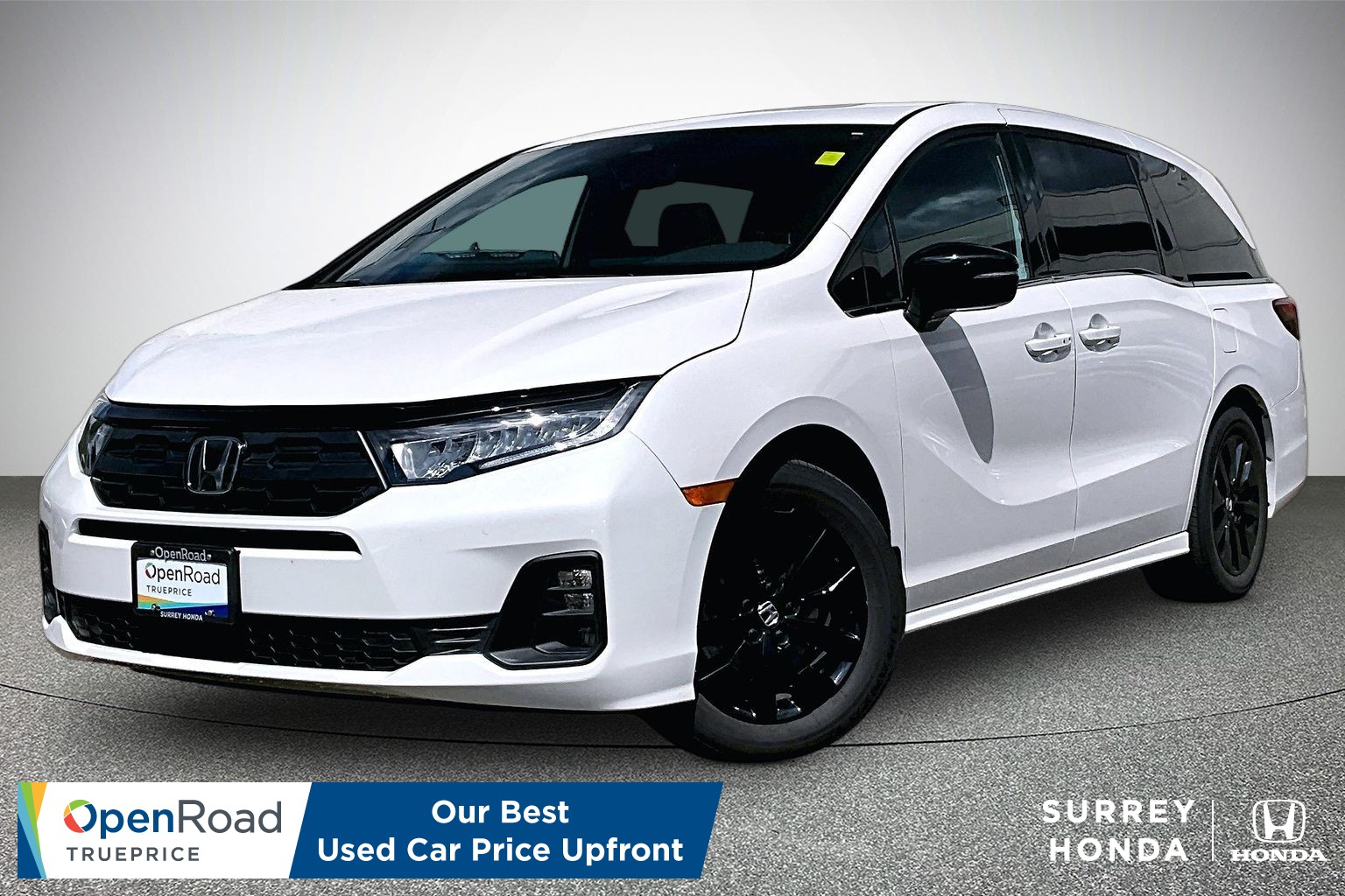 Platinum White Pearl 2025 Honda Odyssey Sport-L FWD Minivan Front-Wheel Drive Automatic