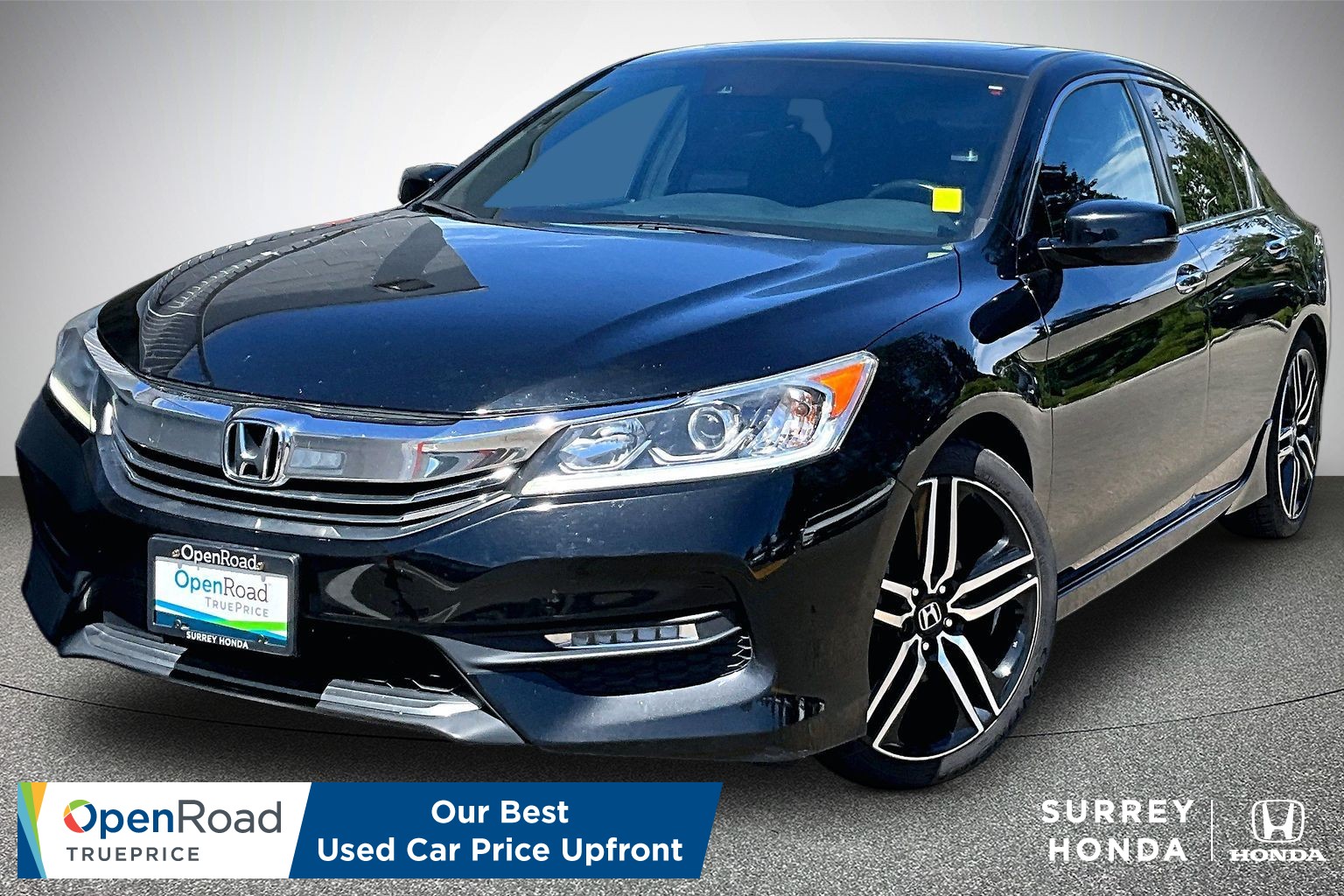 Crystal Black Pearl 2017 Honda Accord Sport FWD with Honda Sensing Sedan Front-Wheel Drive Automatic