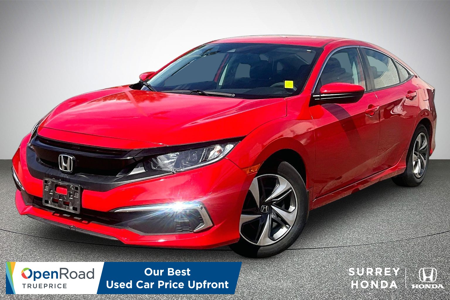 Rallye Red 2021 Honda Civic Sedan Front-Wheel Drive Automatic